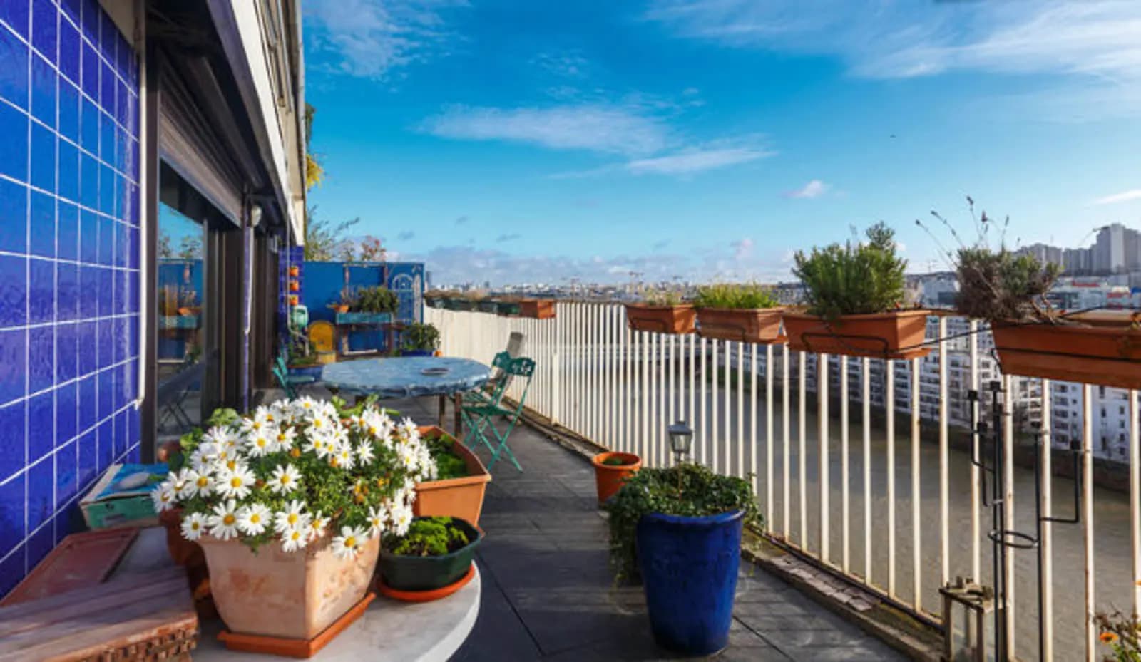 Salle de réunion dans Rooftop 360° de Nicolas: vue Seine et Boulogne - 1