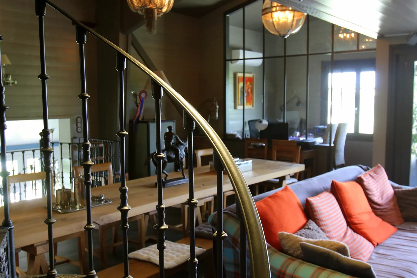 Living room in Loft - Haras des Sens - 1