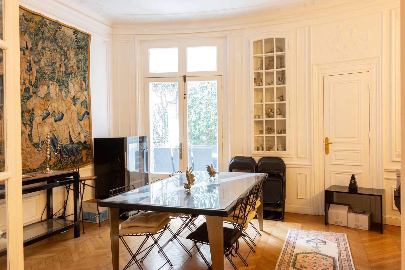 Salle de réunion dans Vaste Haussmannien parisien au charme singulier - 1