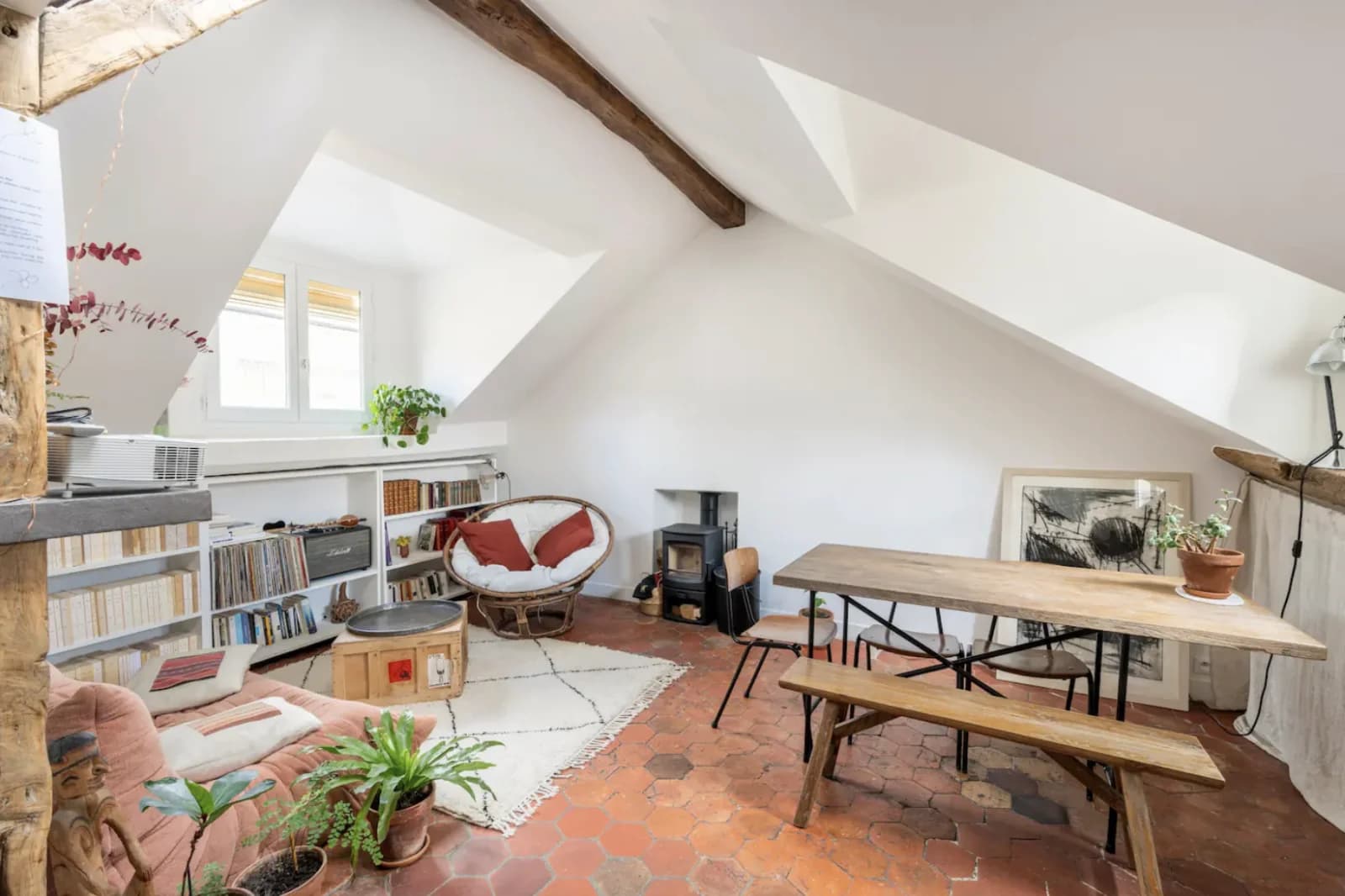 Space Designer rooftop apartment near Marais - 0