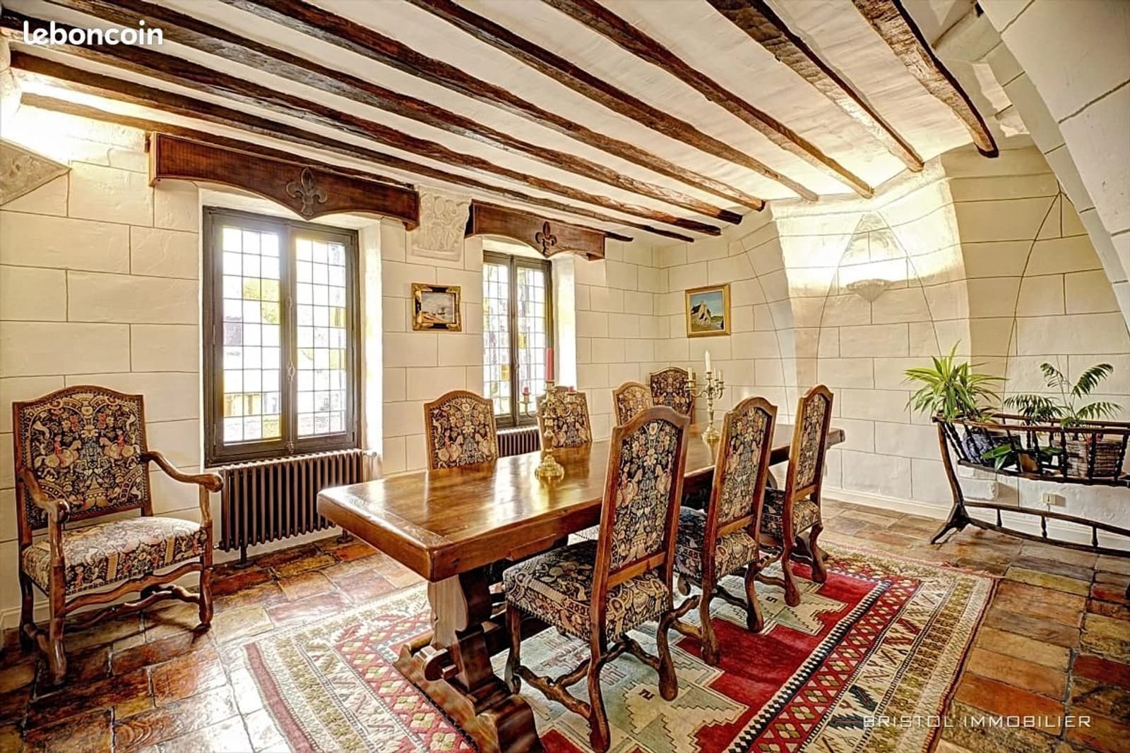 Salle de réunion dans Location d'un manoir au charme atypique et unique - 1