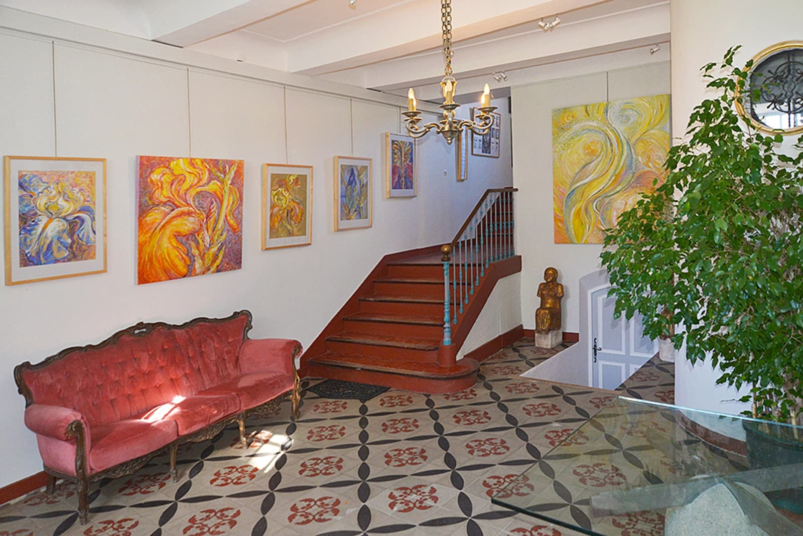 Living room in Château in the heart of the Luberon - 1