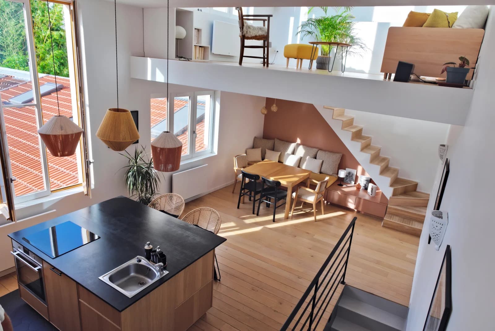 Espace Duplex lumineux aux grands volumes - 1