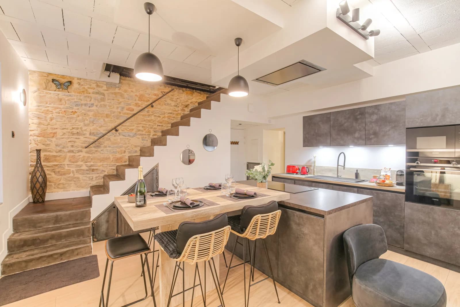 Appartement discret et chaleureux