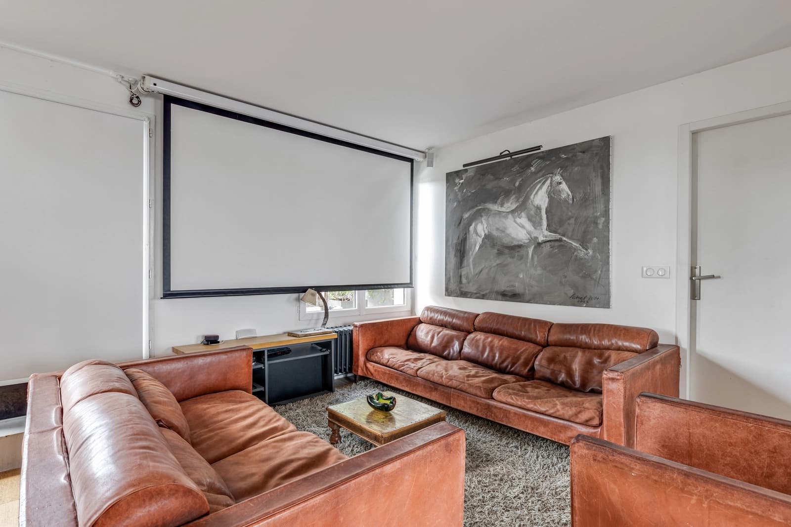Salon dans Appartement avec jardin suspendu sur les toits de Paris - 1