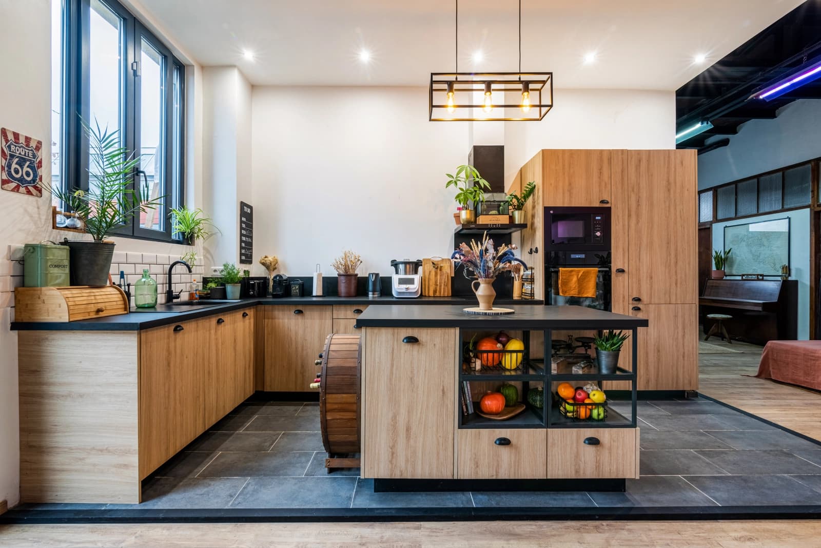 Cuisine dans L'Imprimerie Loft: cachet industriel et volumes uniques - 1