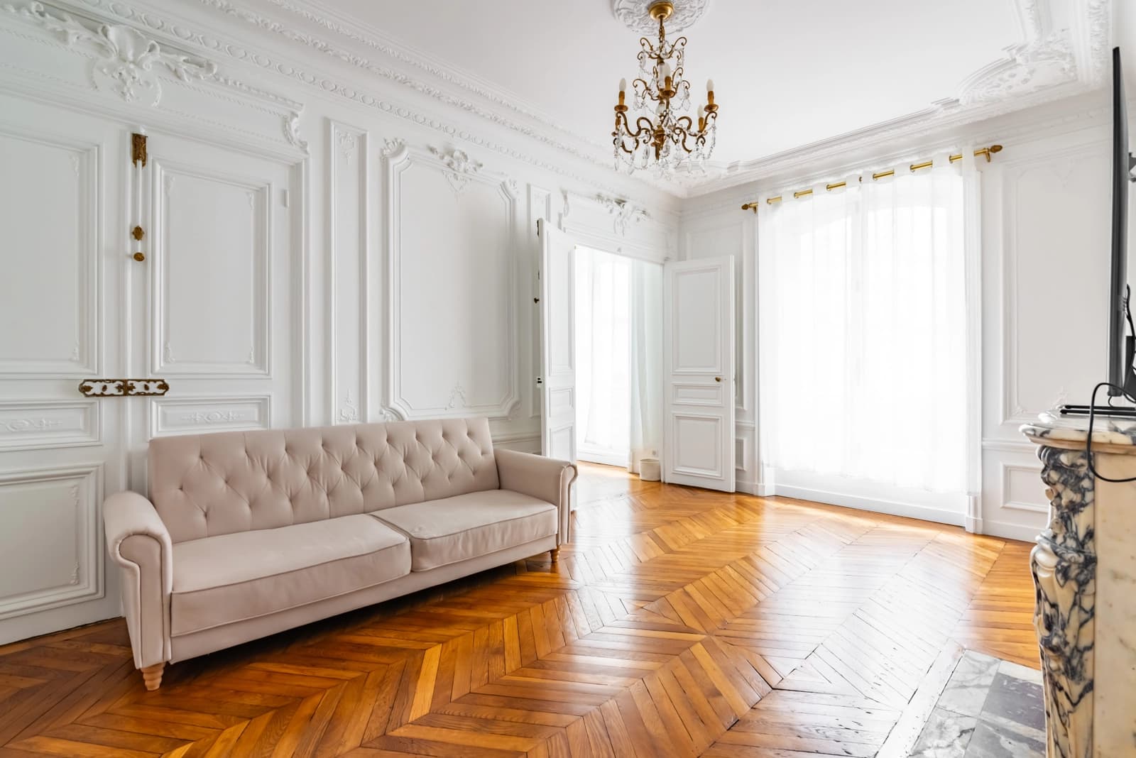 Espace Haussmannien chic et épuré à Paris - 2