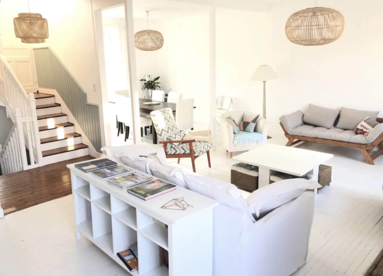 Living room in 1930s-style town house - 1