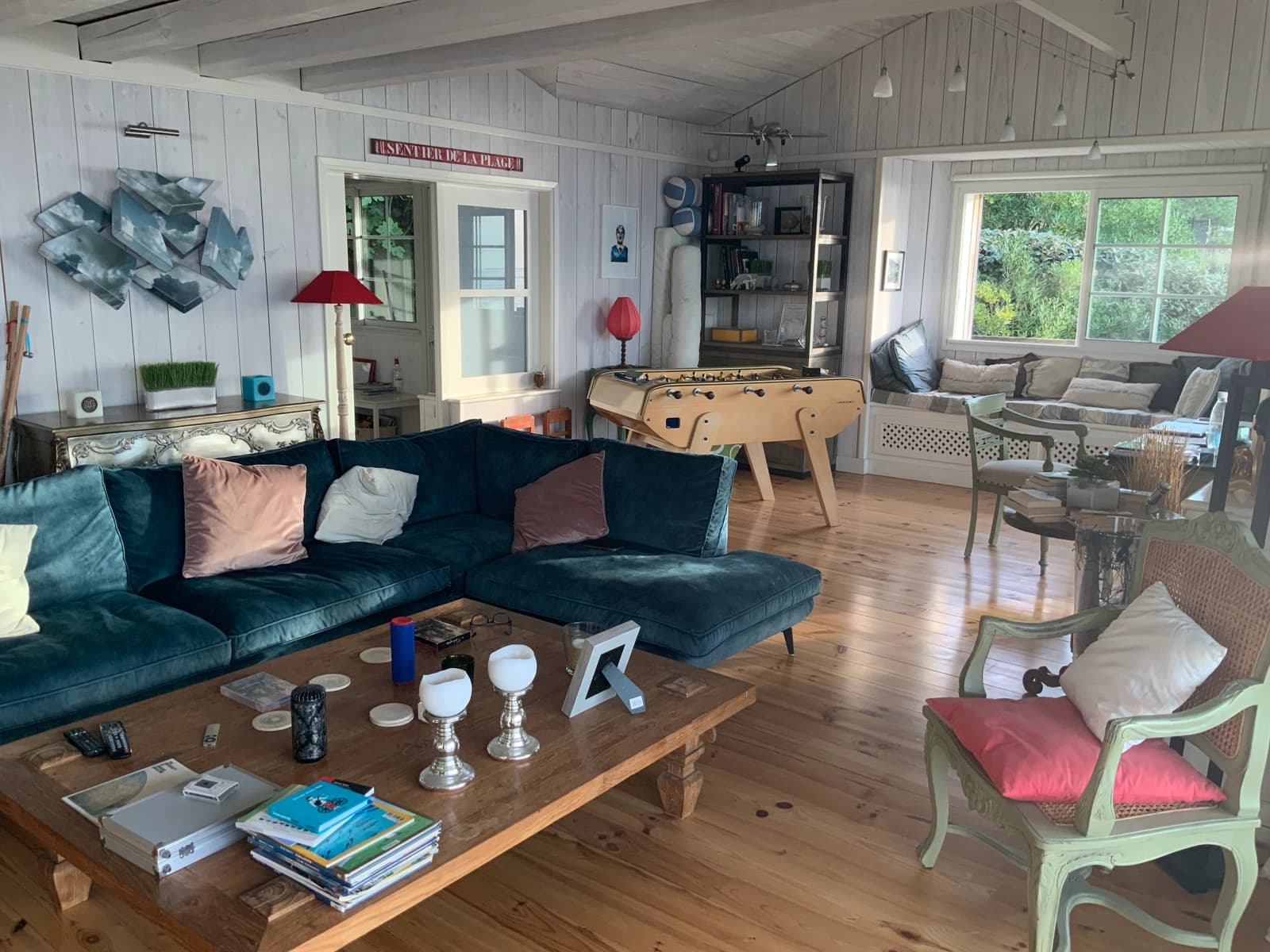 Salon dans Pyla-sur-Mer: villa avec vue imprenable sur l'océan - 1