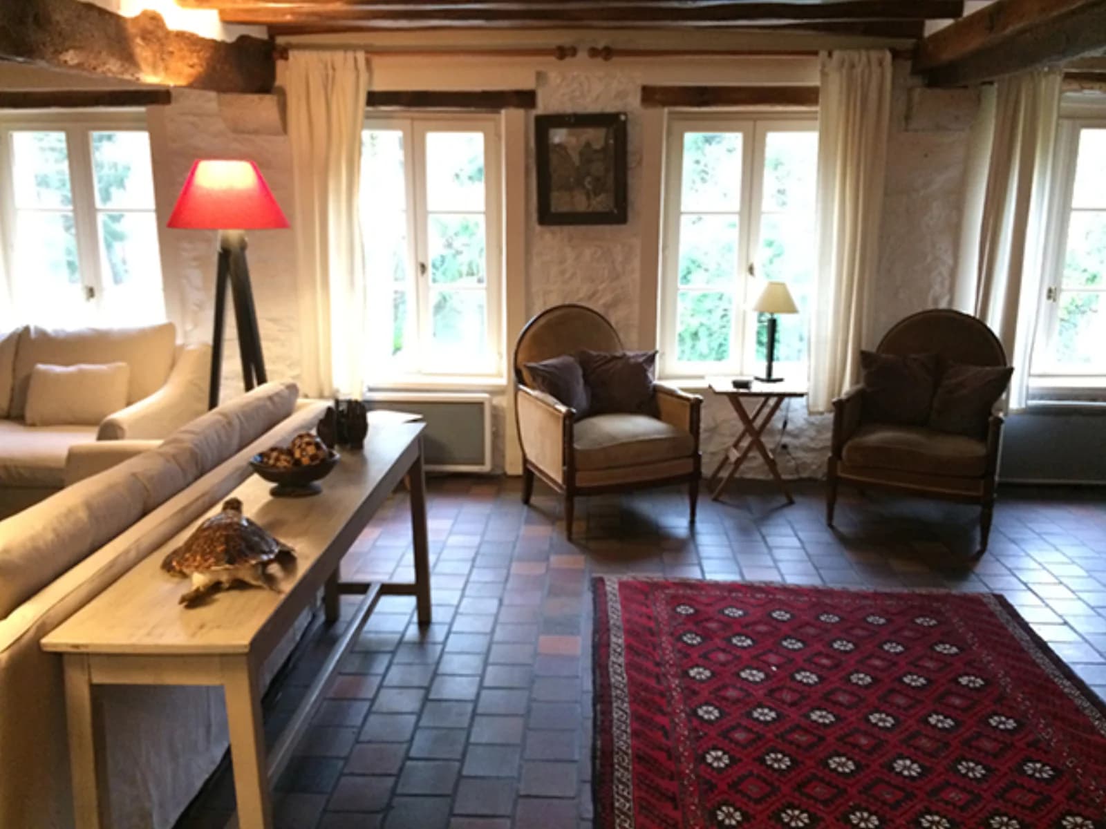 Living room in Moulin 1 h from Paris 10 rooms - 1