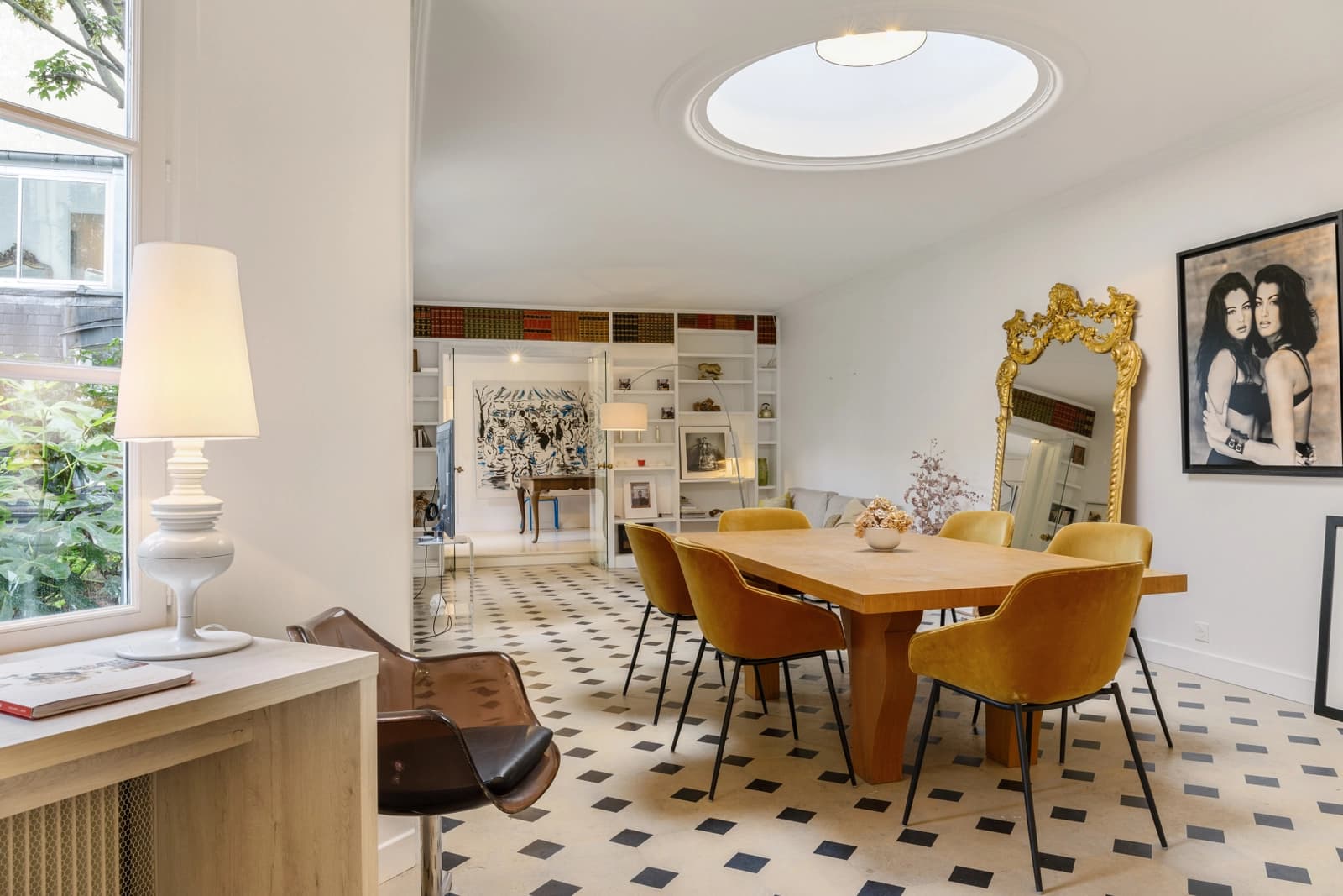 Salle de réunion dans Anciens bains-douches privés transformés en appartement - 0