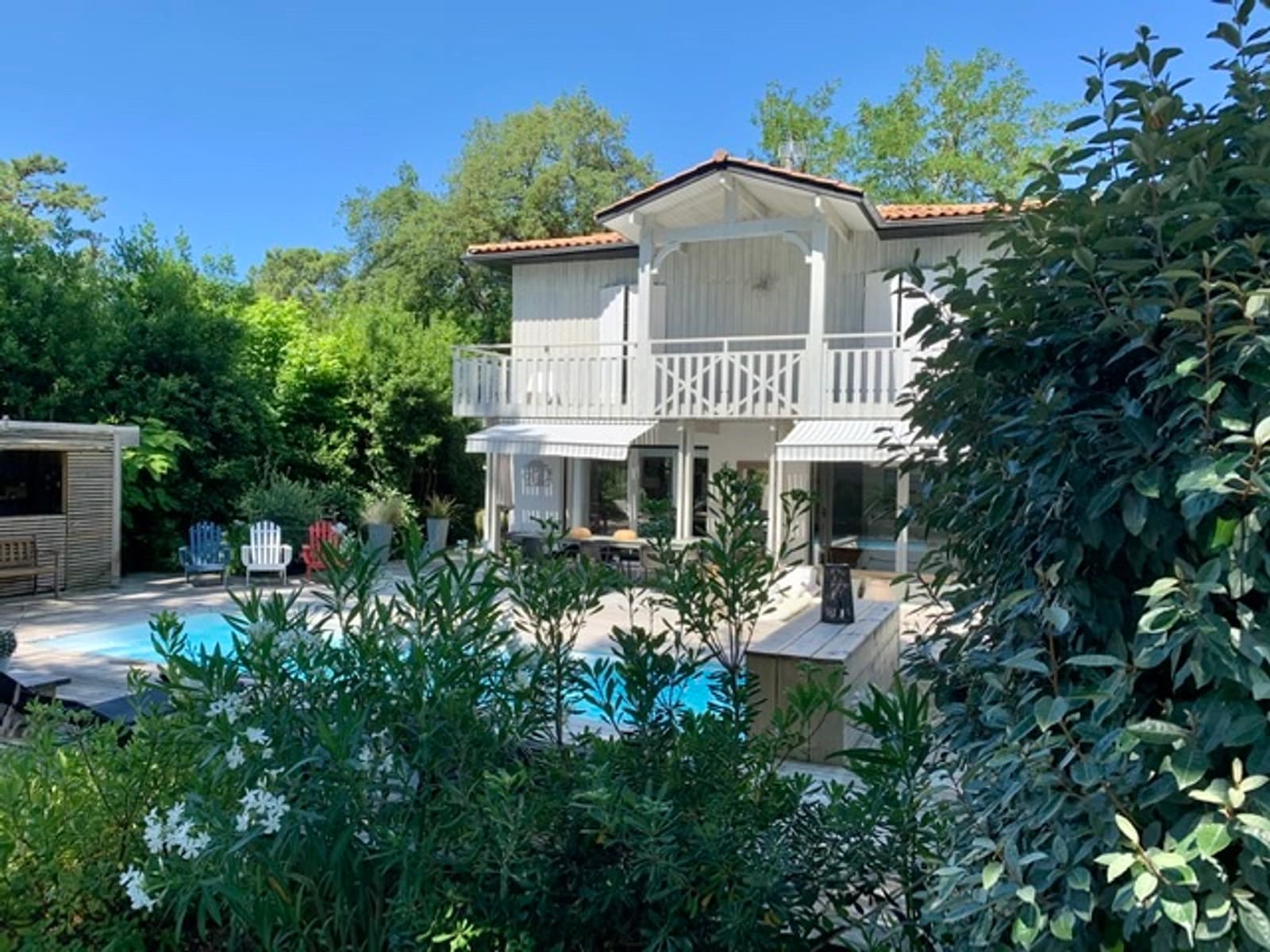 Salle de réunion dans Villa de charme authentique au Cap Ferret, un joyau - 1