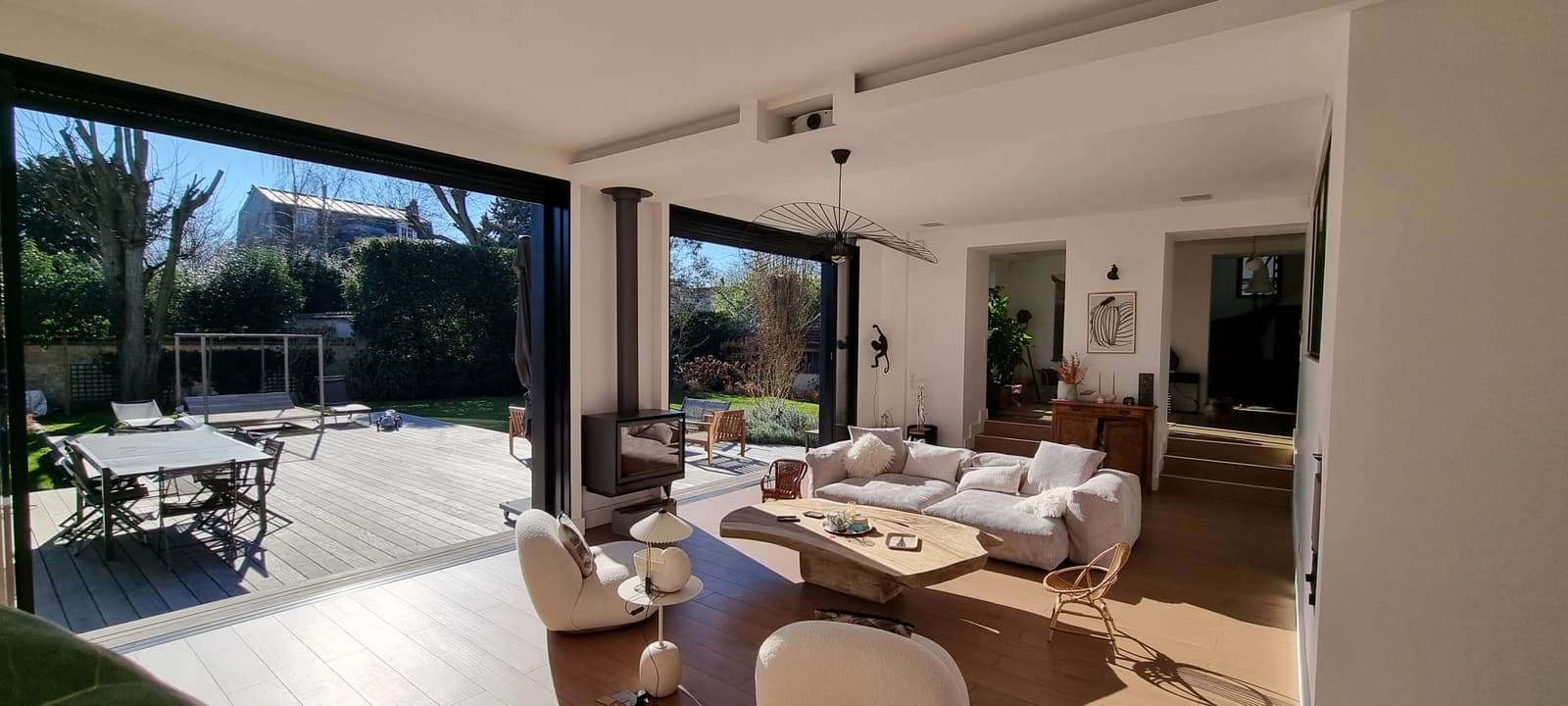 Salon dans Saint-Maur-des-Fossés: maison avec jardin verdoyant - 0