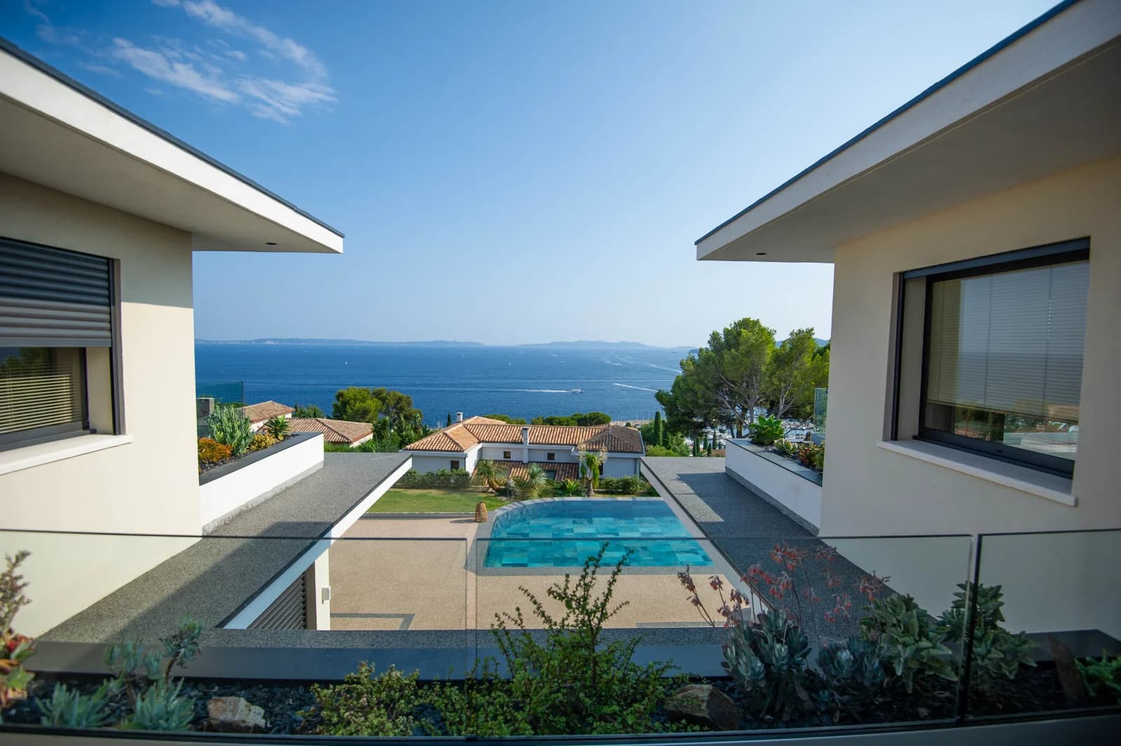 Salle de réunion dans Luxueuse villa moderne avec vue mer panoramique 360° - 1
