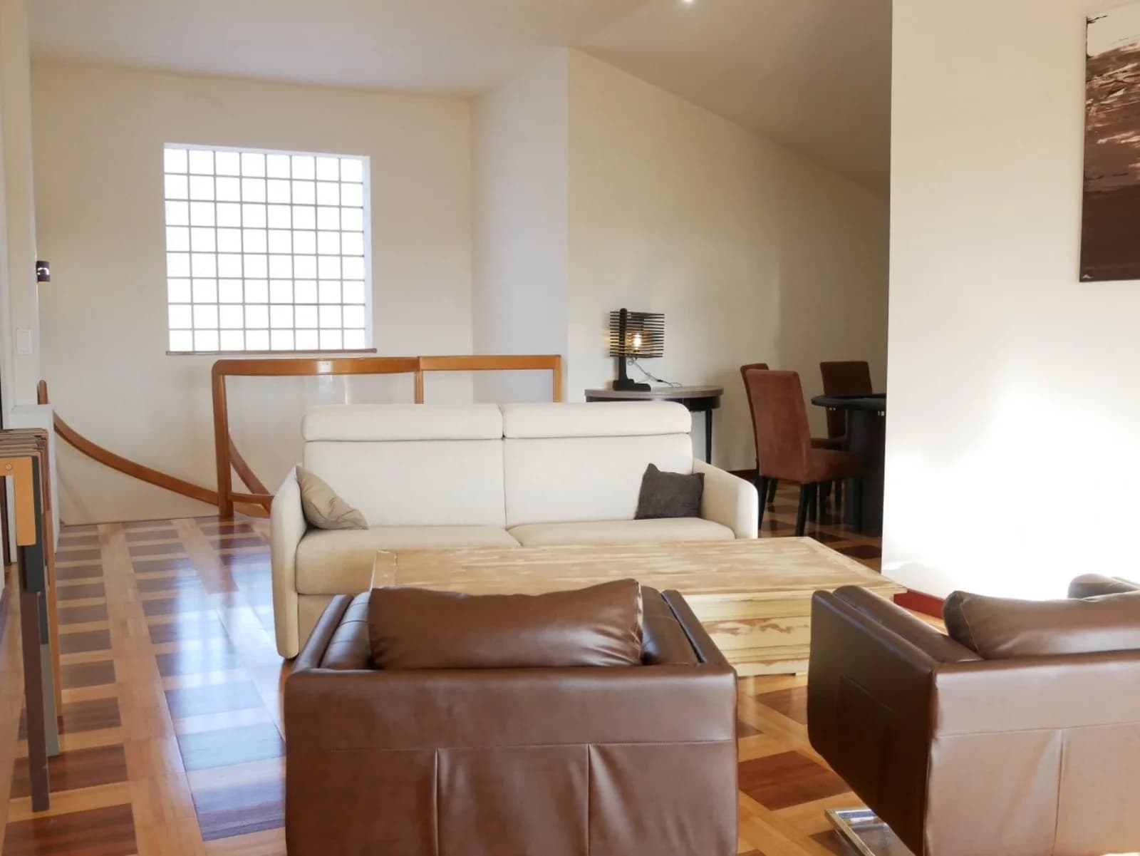 Living room in Superb two-storey villa with exterior - 1