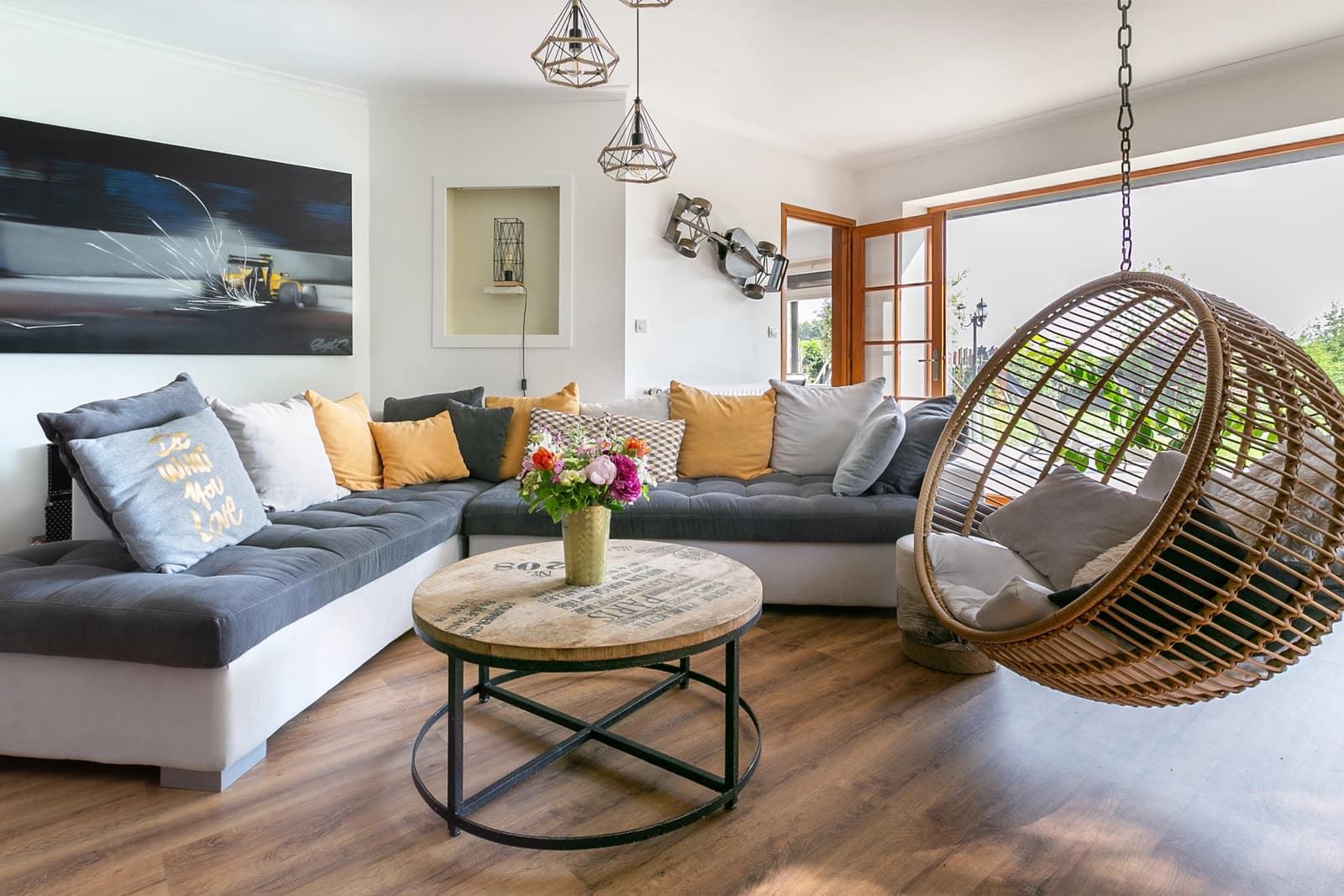 Living room in Renovated traditional house facing south, not overlooked - 1