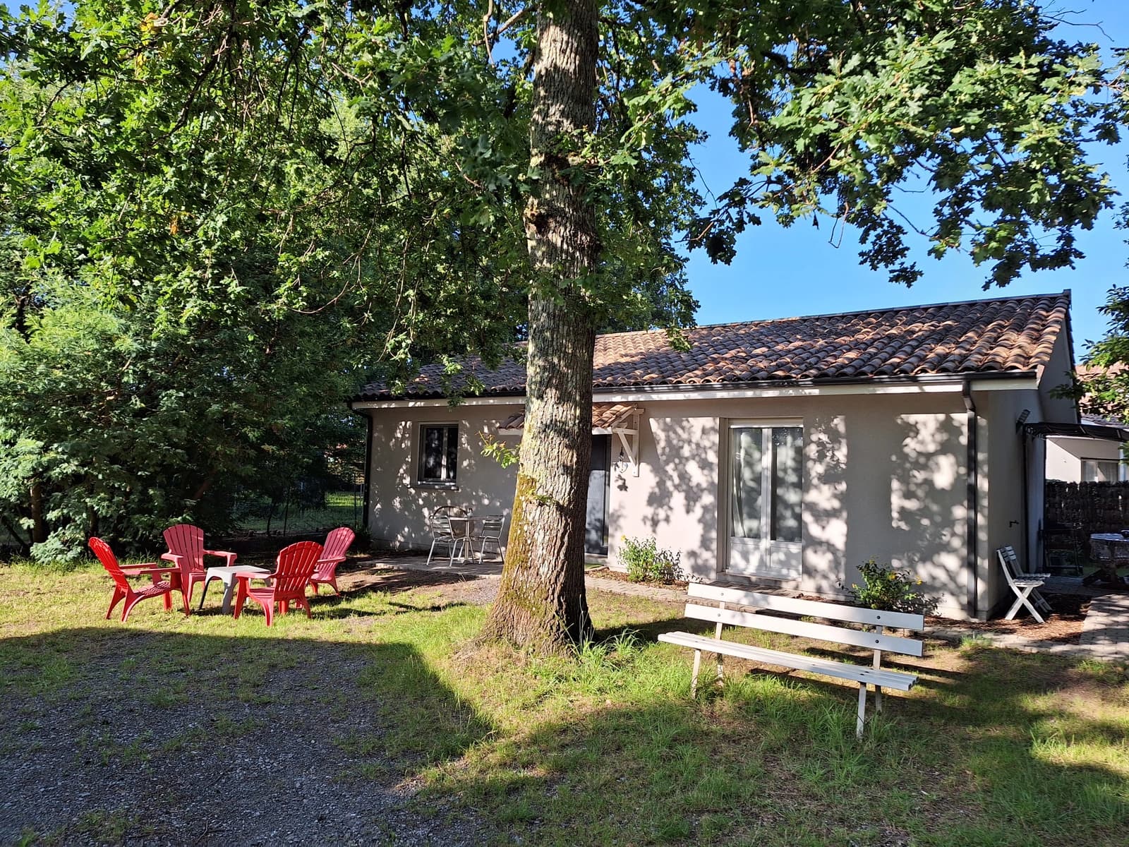 Detached house with garden