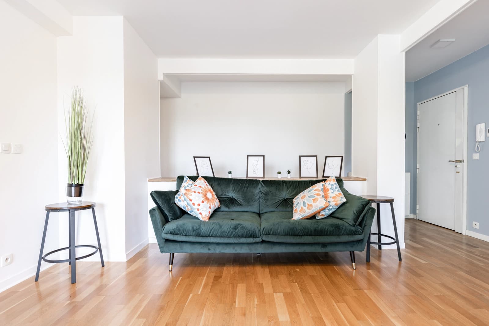 Living room in Charming apartment with sunny terrace - 1
