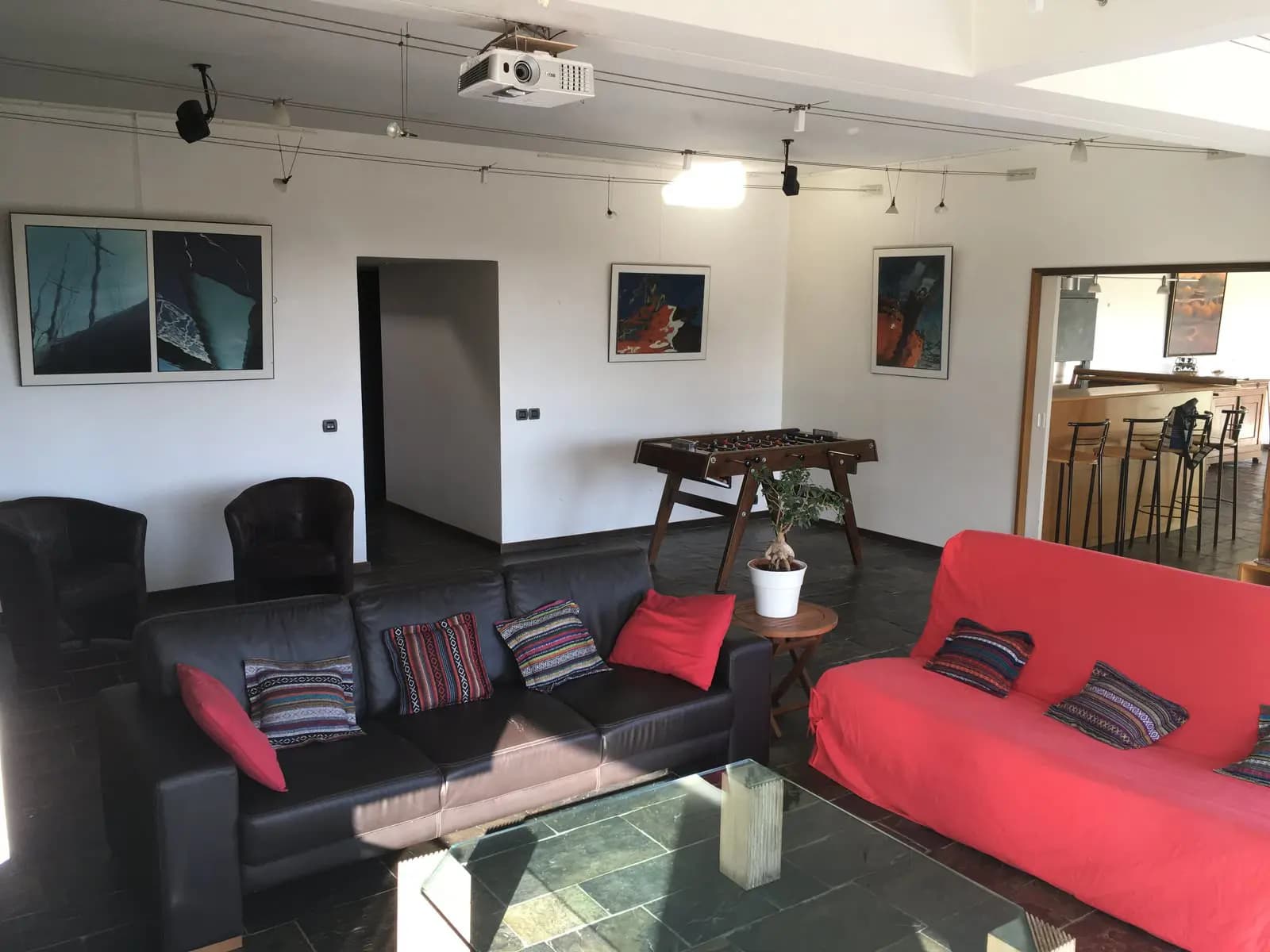 Salon dans Échappée belle: villa vue mer à Saint Brieuc - 1