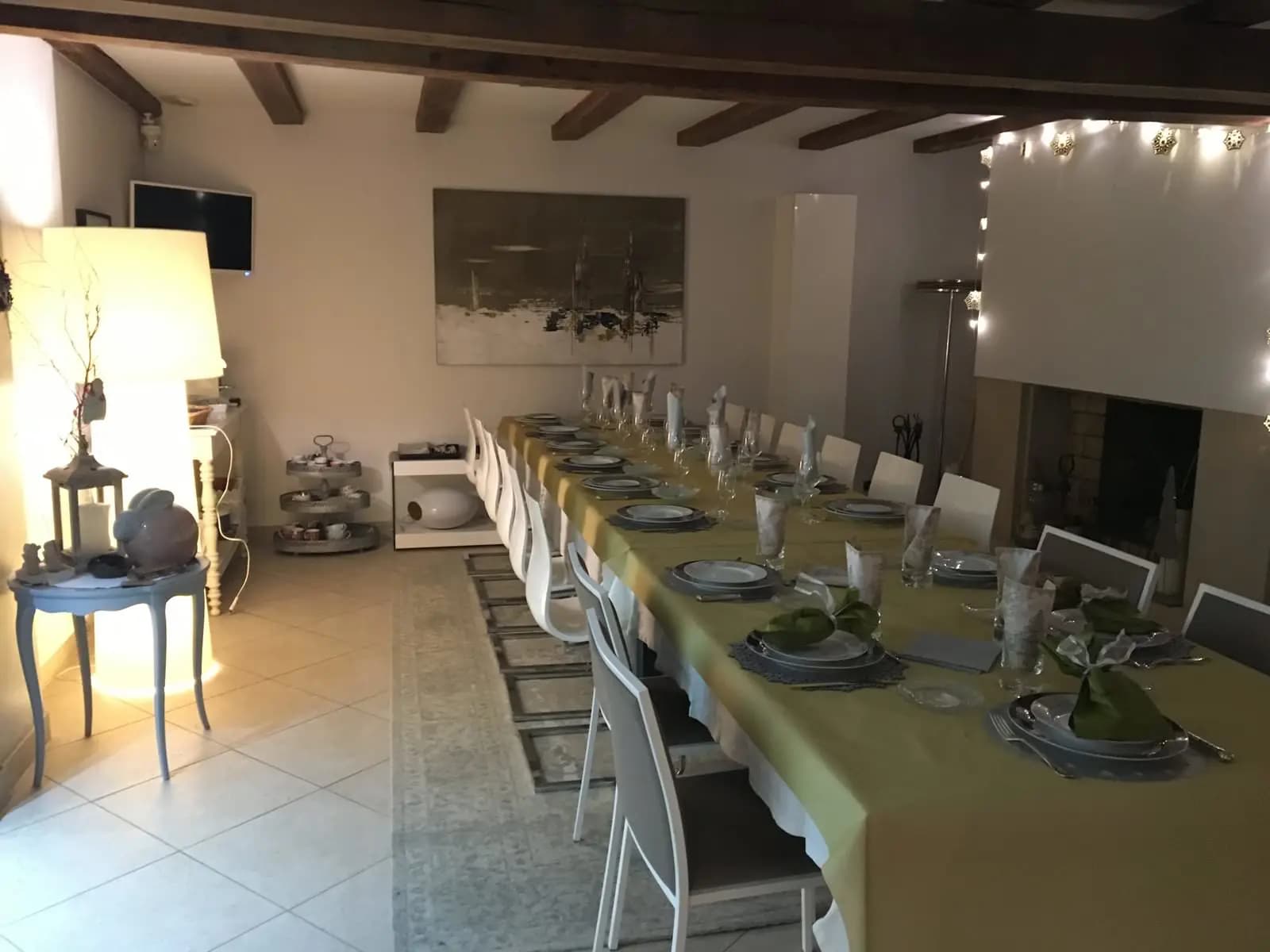 Meeting room in Charming farmhouse with swimming pool - 1