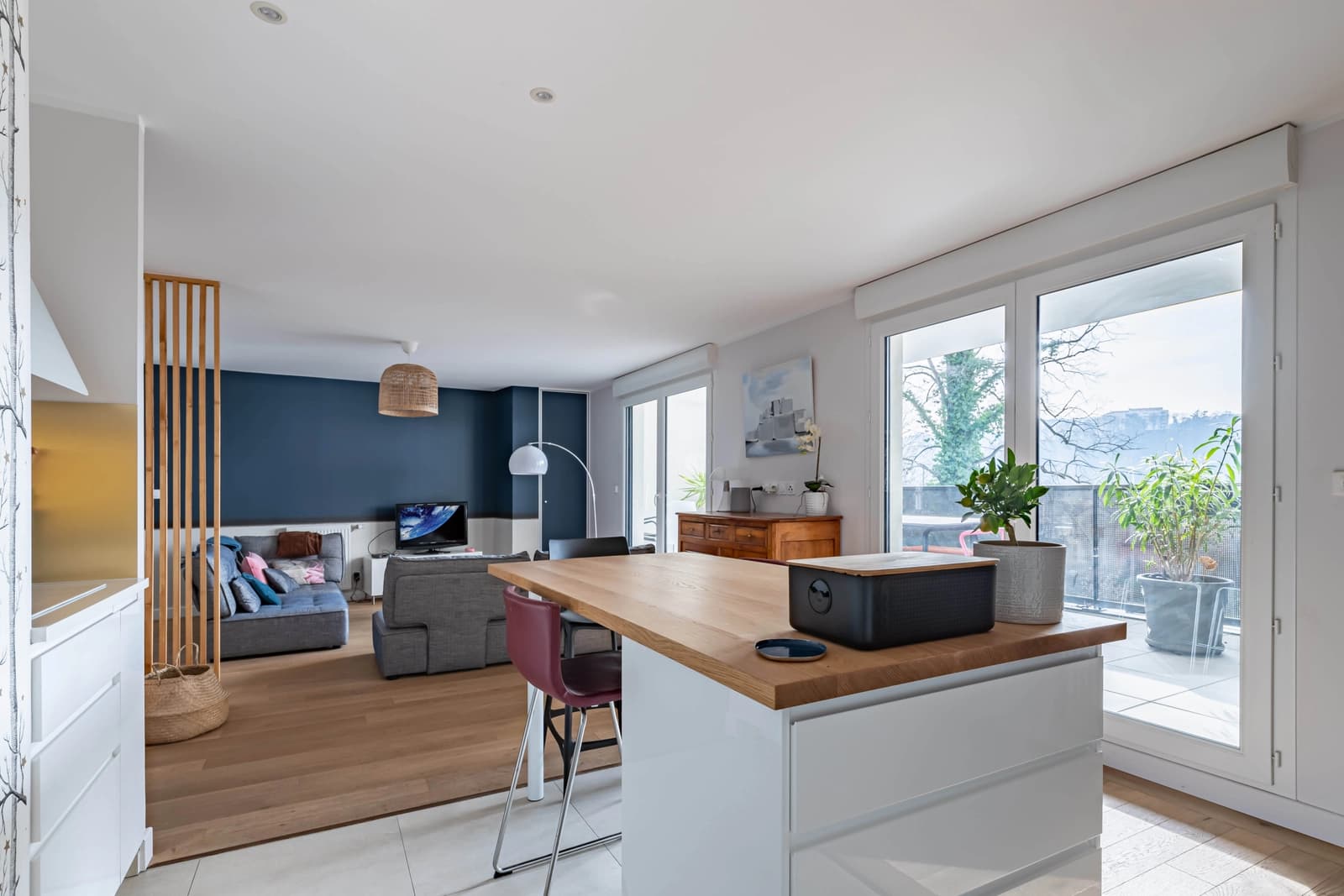 Salle de réunion dans Lyon 9: appartement lumineux avec une belle vue - 1