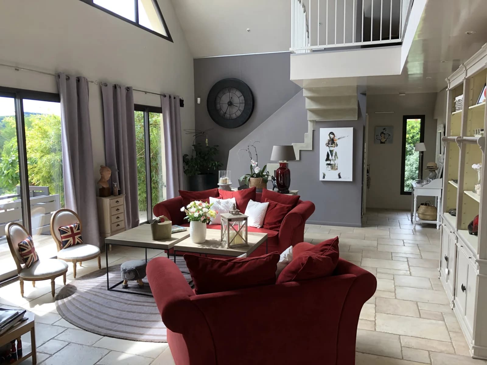 Living room in Villa Archi pools Giverny 1h de Paris - 1