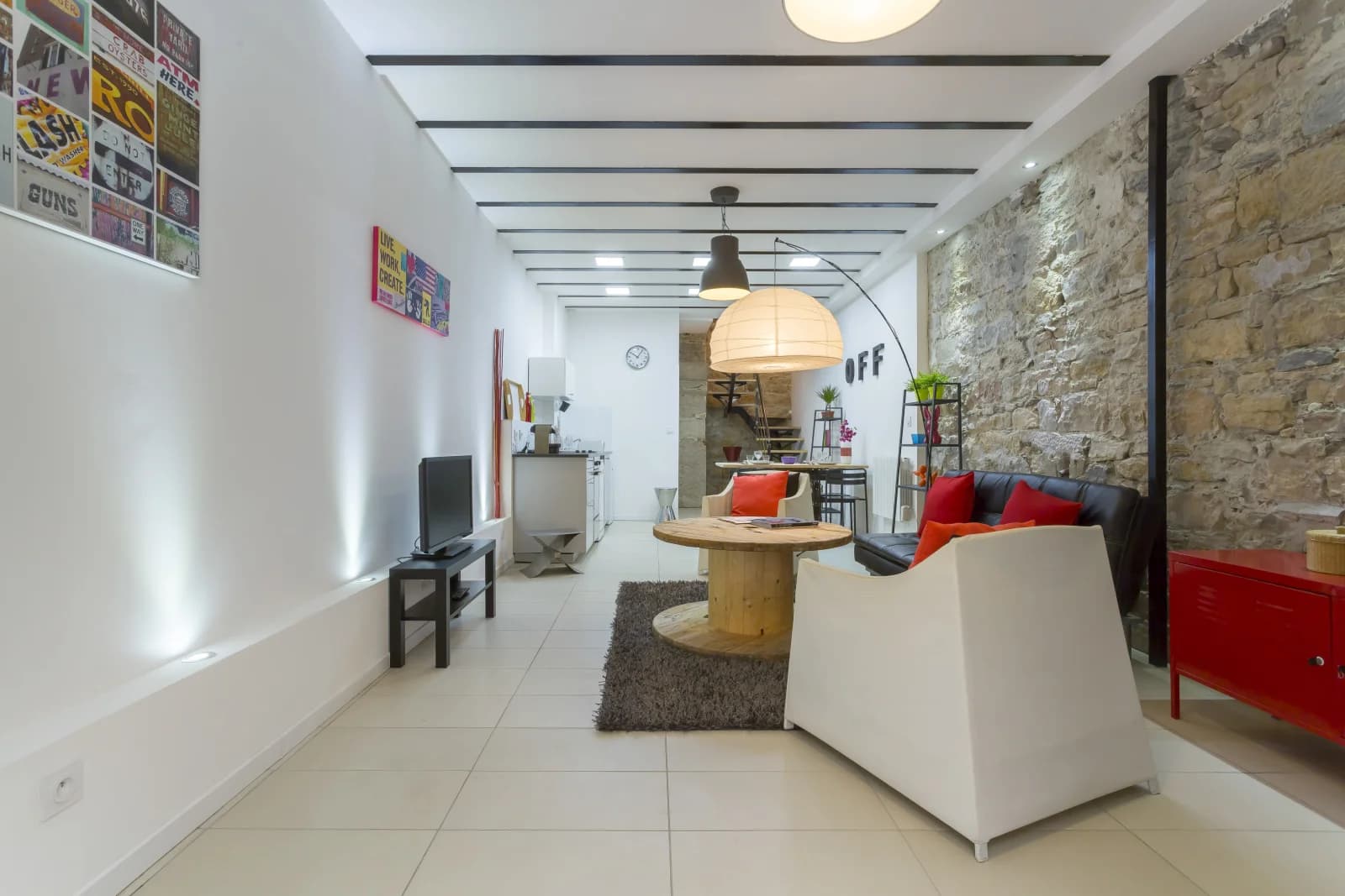 Space Loft factory Duplex 72m² Lyon Industrial Deco - 2