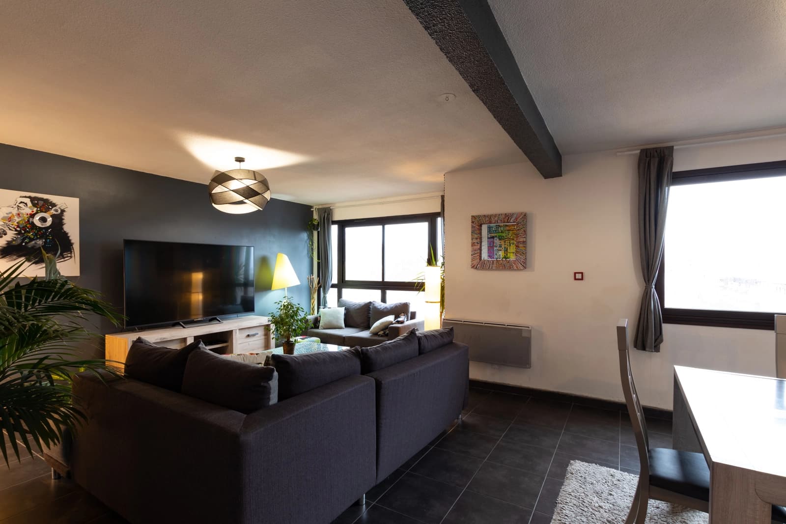 Living room in The Patch-Work Loft  - 1