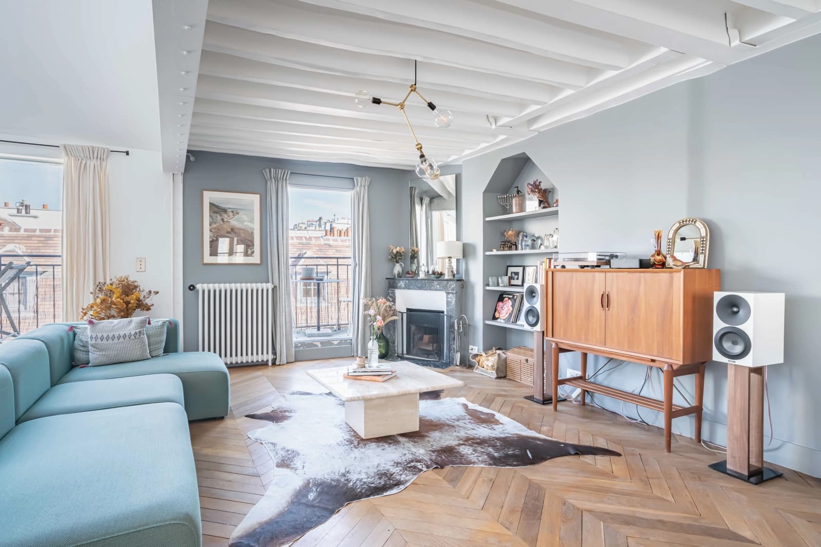 Living room in Loft on the roofs of the marsh - 1