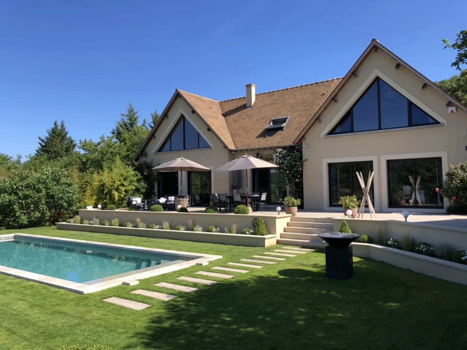 Meeting room in Villa Archi pools Giverny 1h de Paris - 0