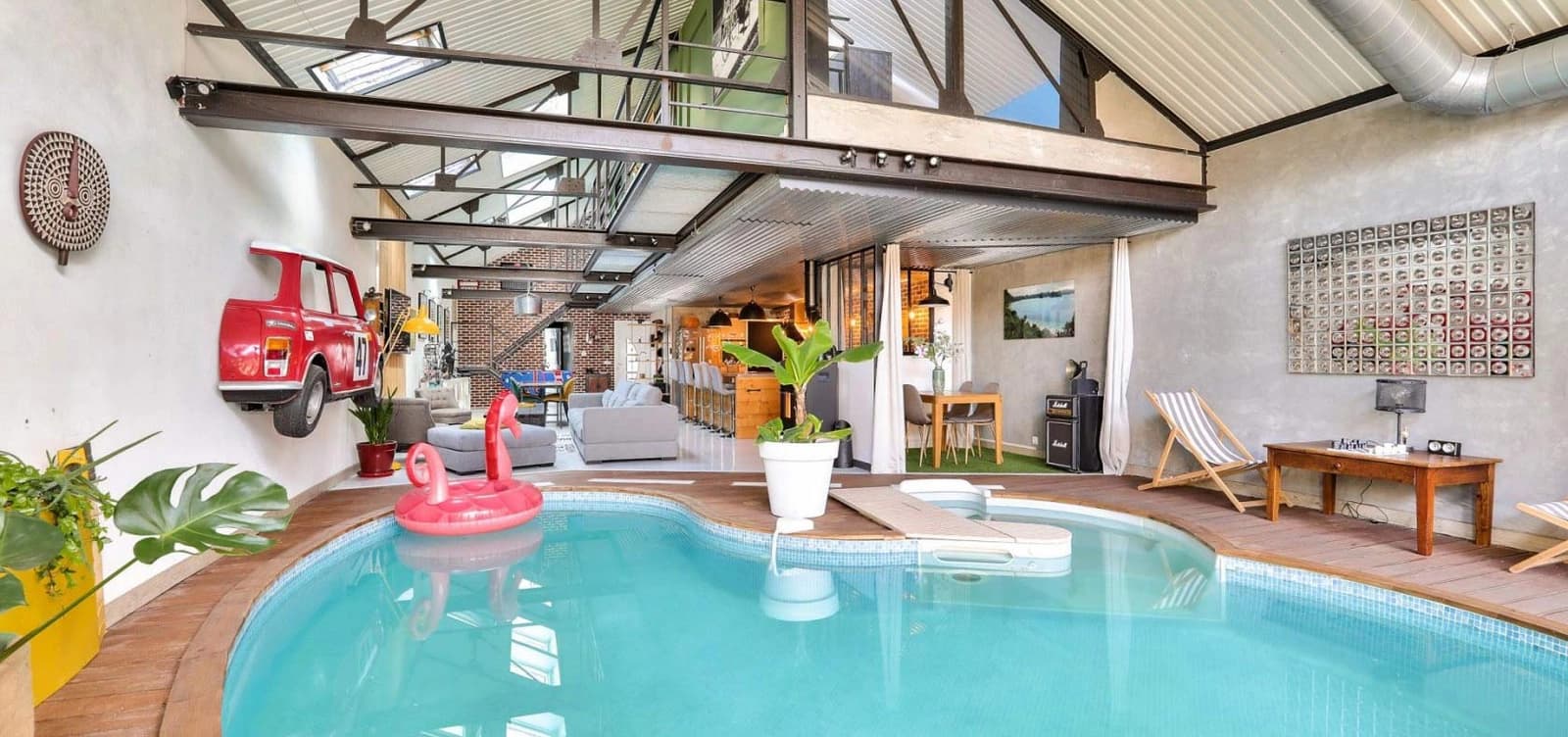 Loft d'exception avec sa piscine intérieure privée
