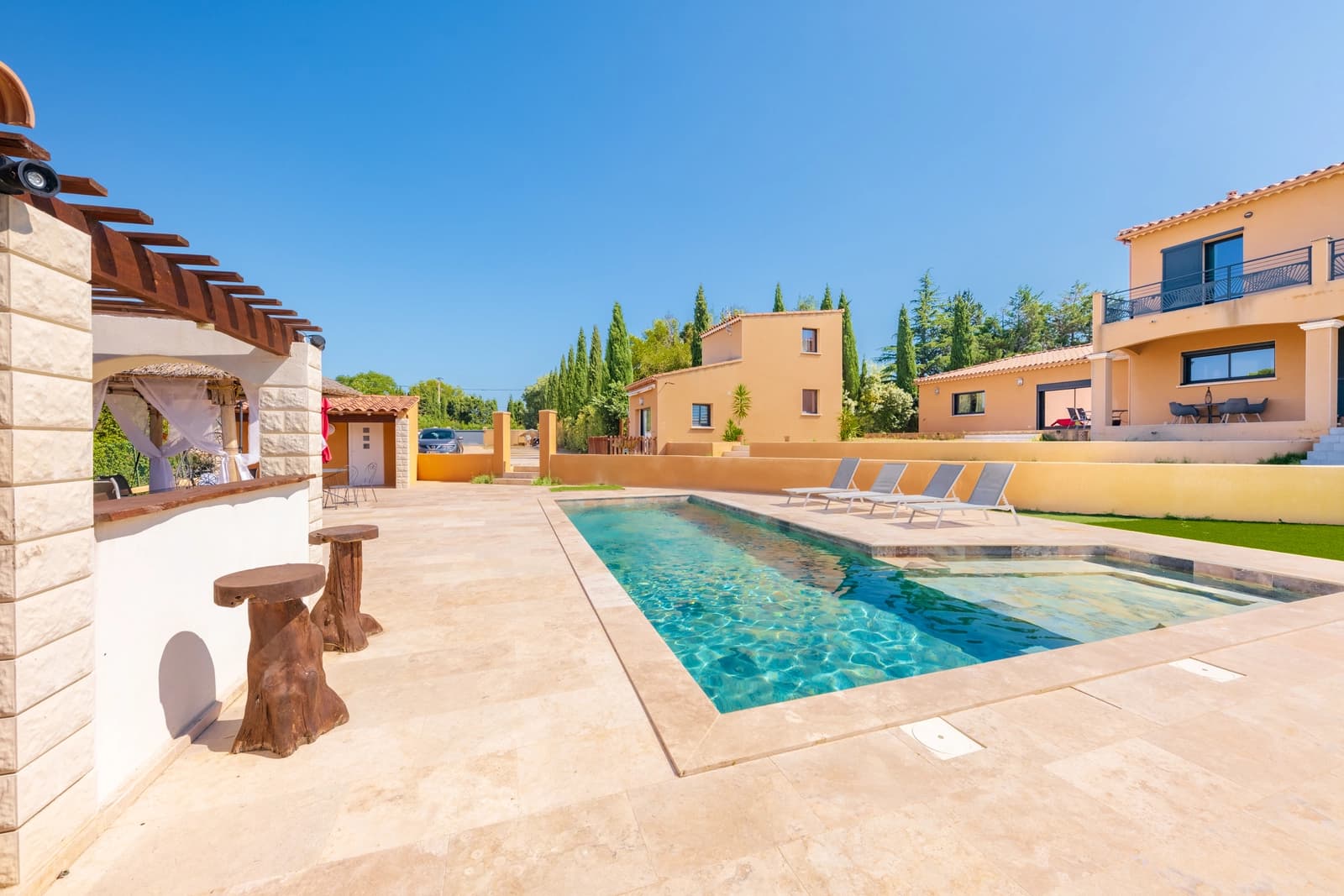 Salle de réunion dans Villa de charme avec sa piscine privée et ensoleillée - 1