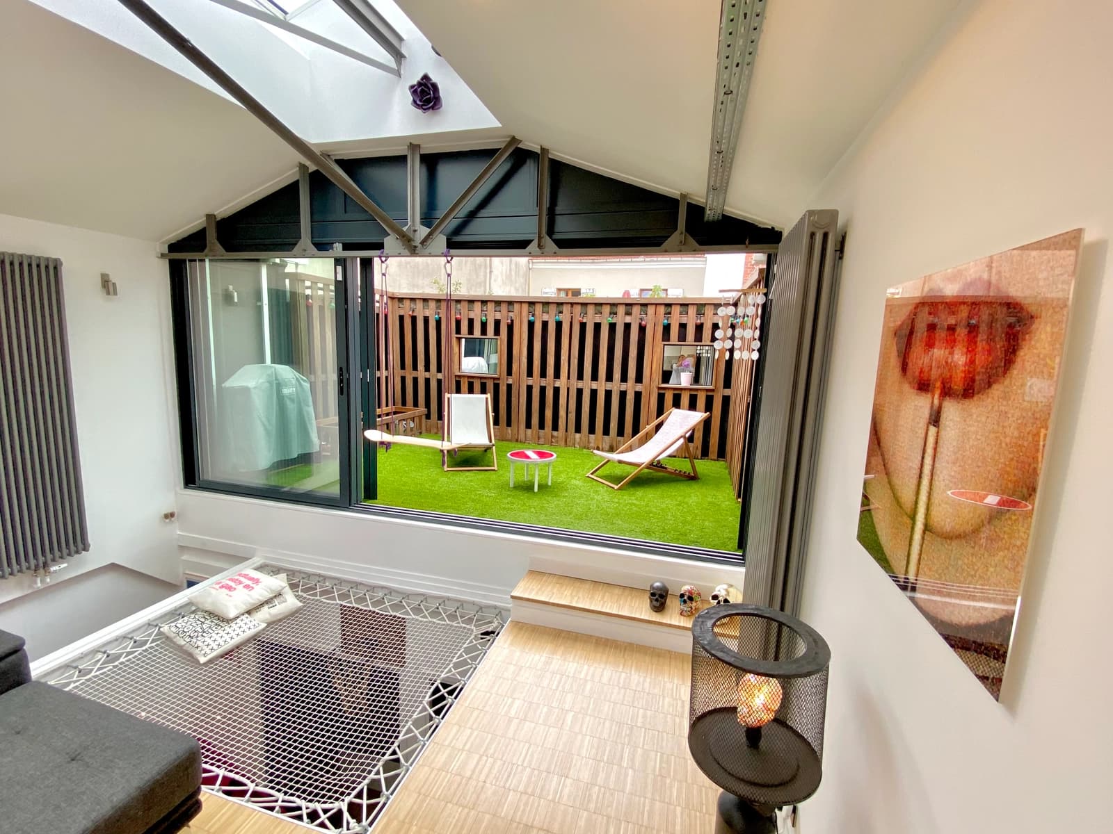 Espace Maison esprit loft sublimée par une verrière lumineuse - 2