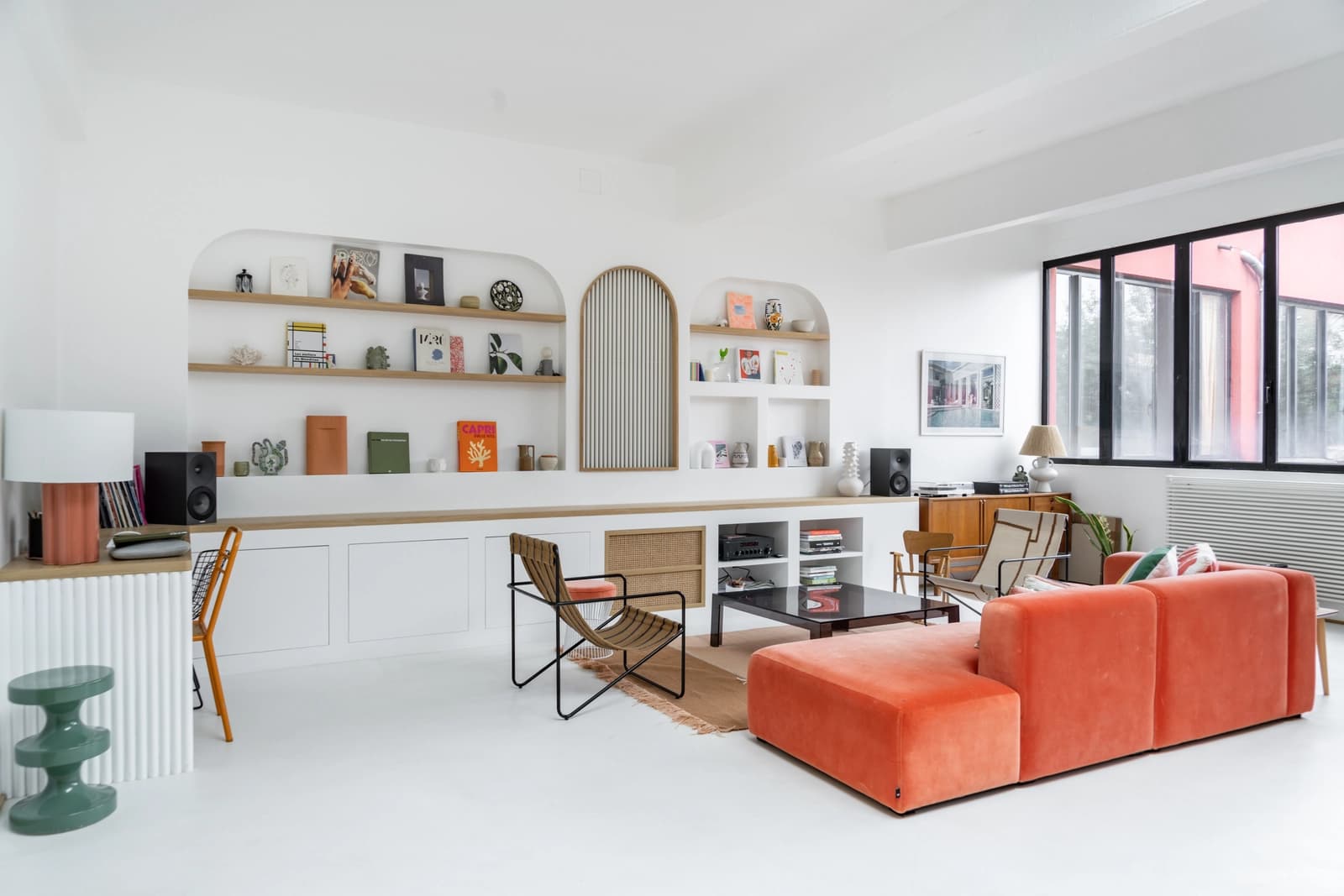 Living room in Duplex loft with roof terrace - 1