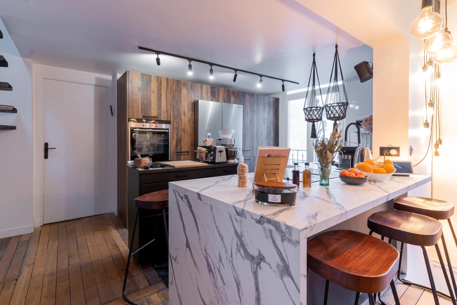 Cuisine dans Puteaux historique: duplex de charme au centre ancien - 1