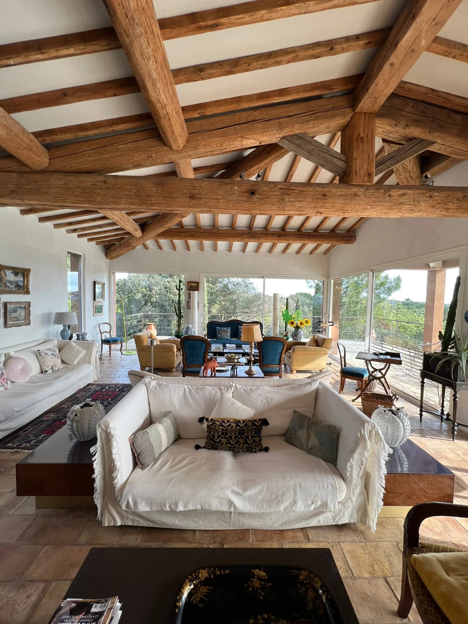 Salon dans Près de St-Tropez: villa sublime avec piscine privée - 1
