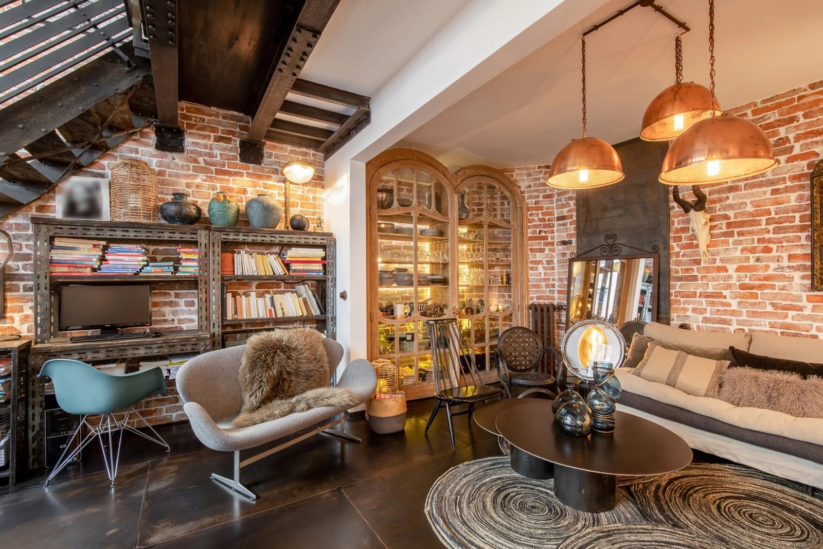 Living room in Duplex Brooklyn a Paris  - 1