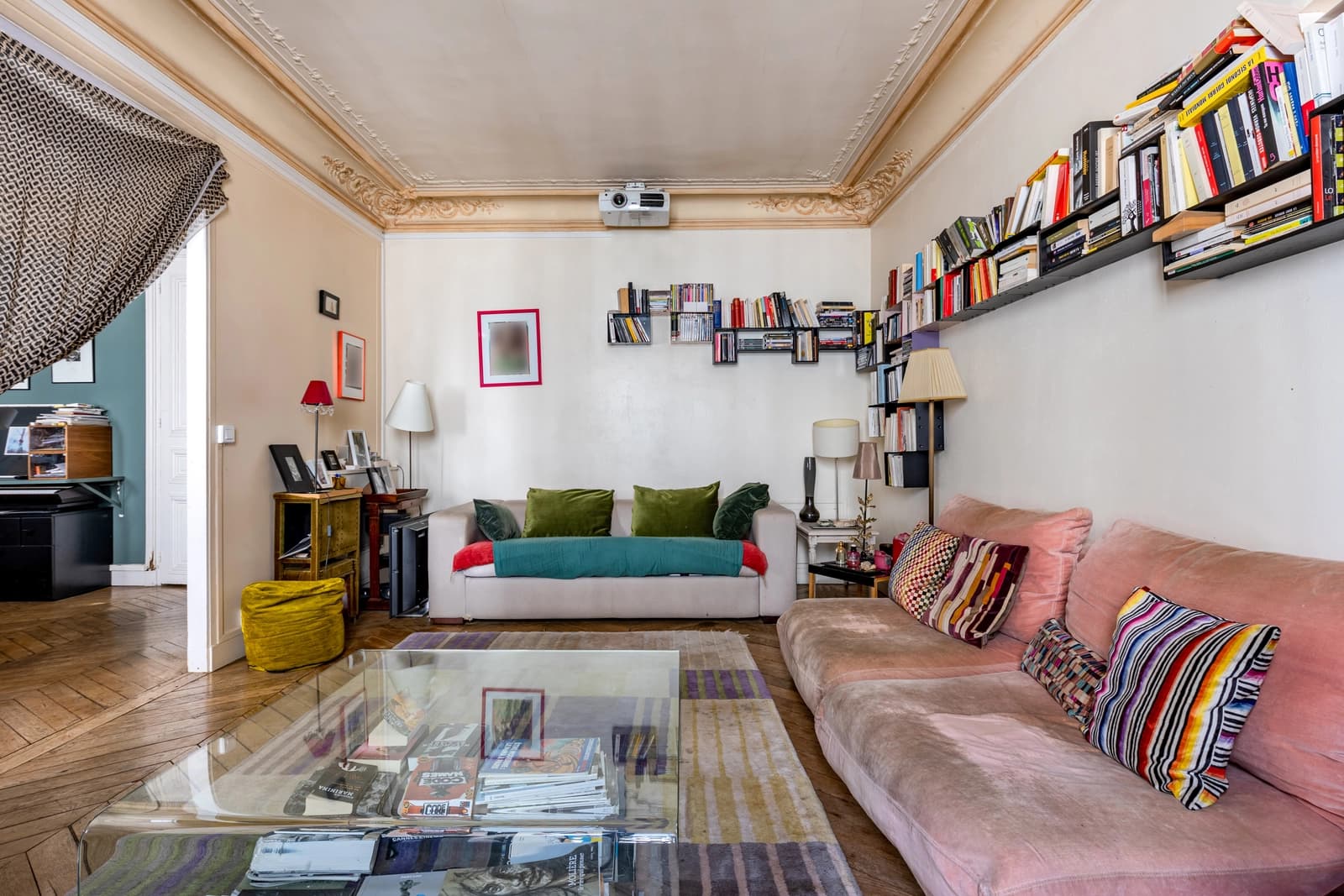 Salon dans Paris (Place St Georges): Haussmannien paisible - 1