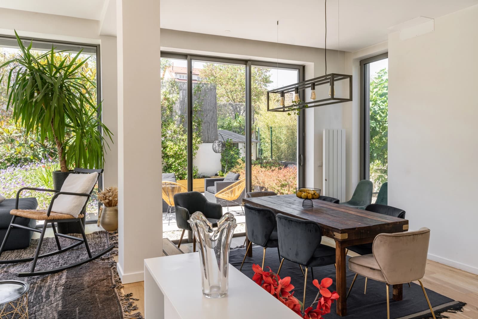 Contemporary architectural house