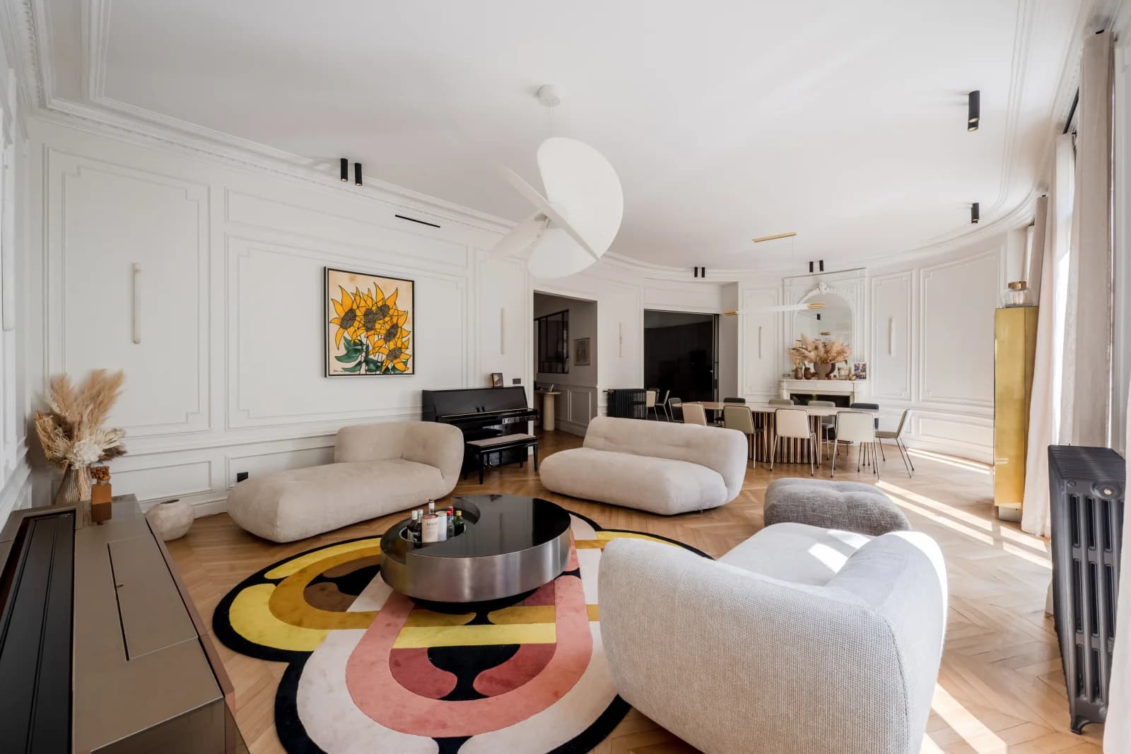 Espace Magnifique Espace dans un appartement haussmanien de grand standing avec écran géant - 0