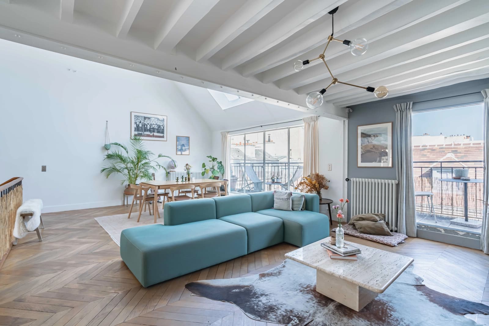 Living room in Loft on the roofs of the marsh - 1