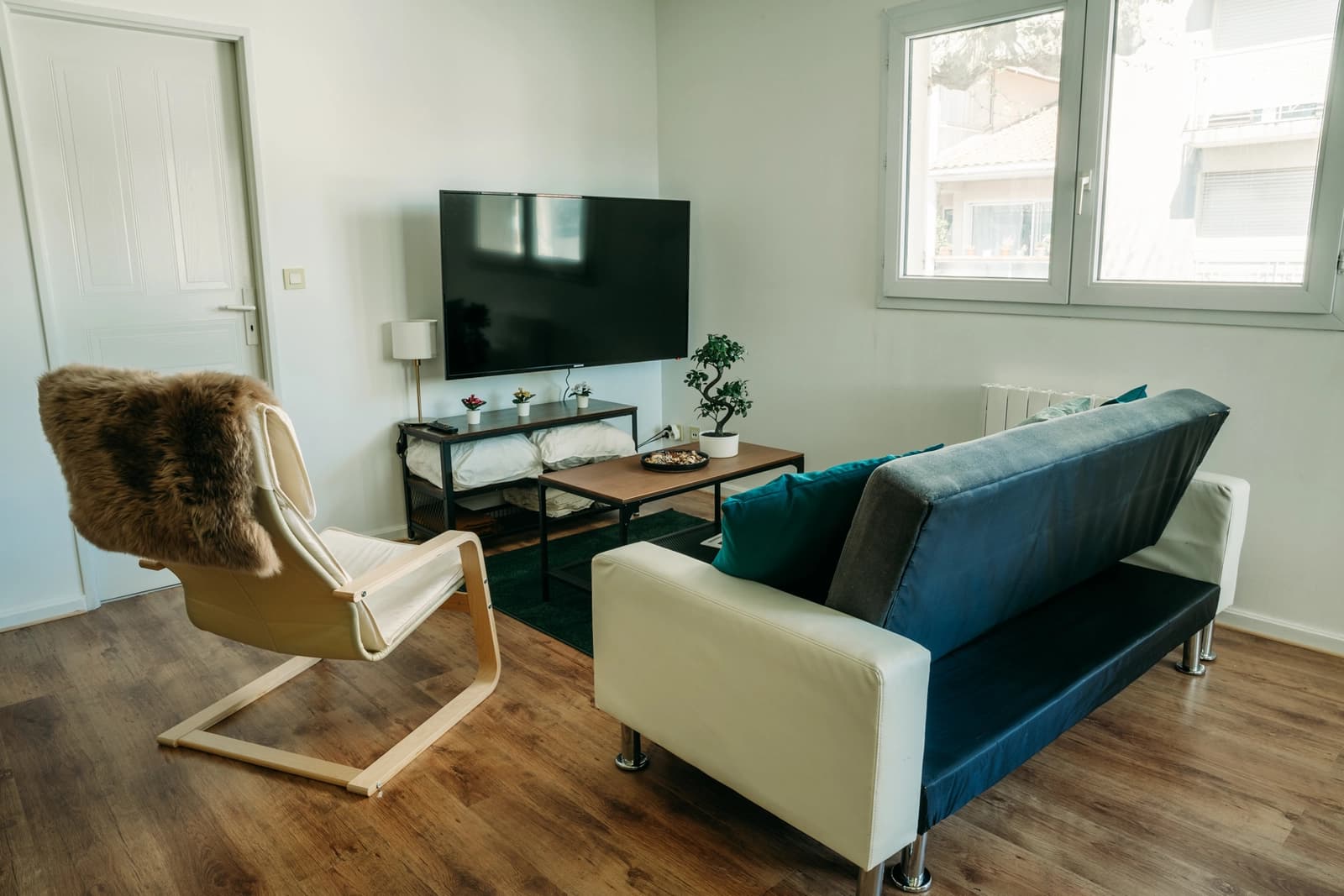 Living room in Apartment with balcony / Bassin d'arcachon - 1