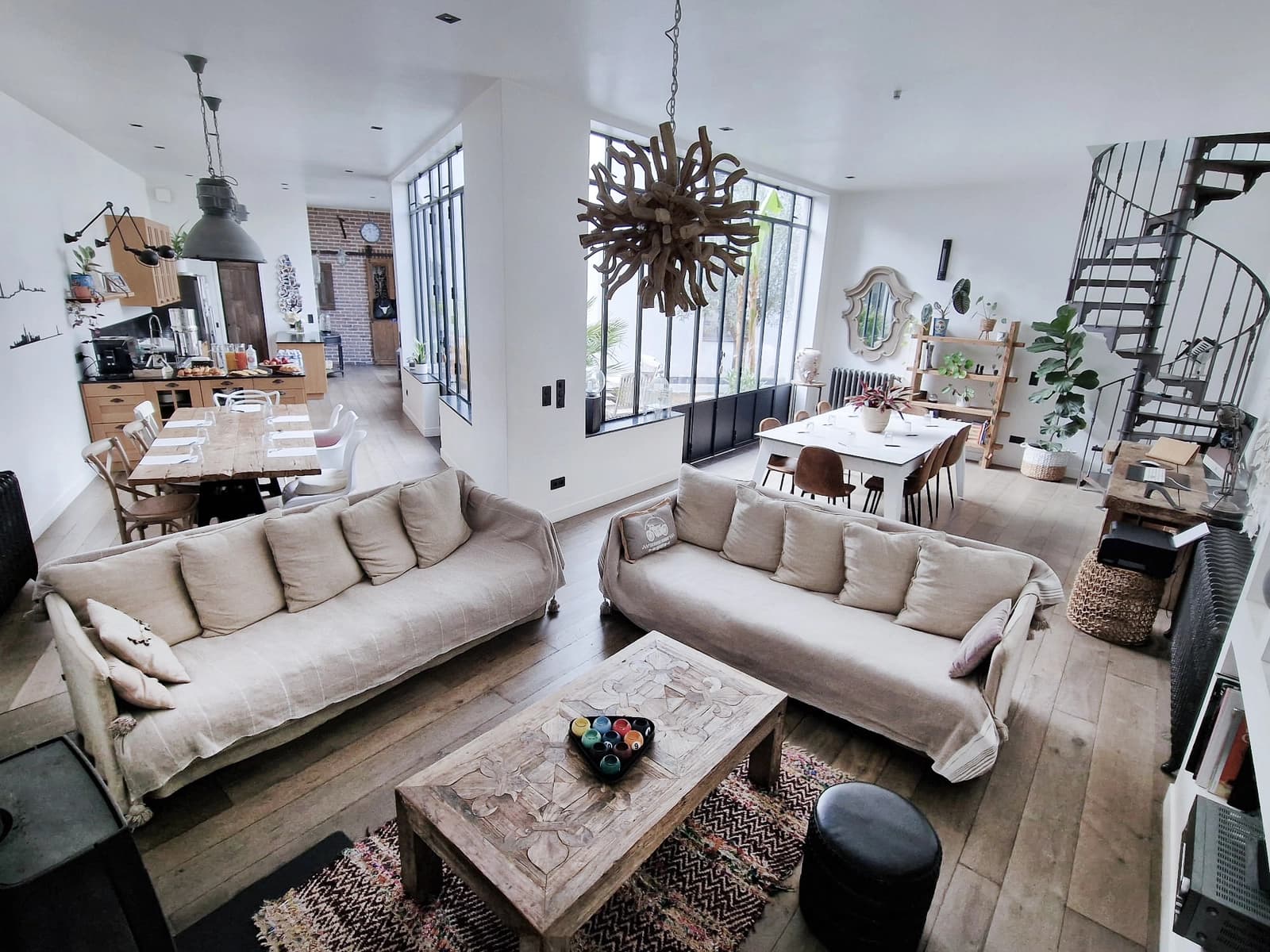 Living room in Charming loft-style house - 0