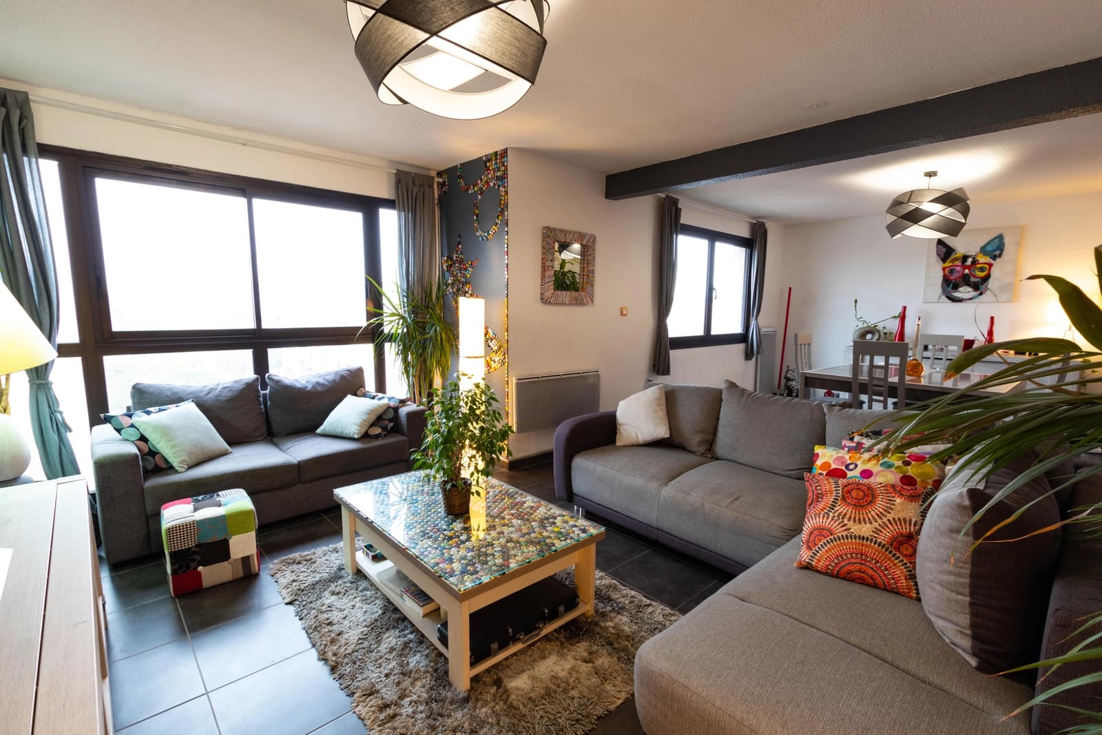 Living room in The Patch-Work Loft  - 1