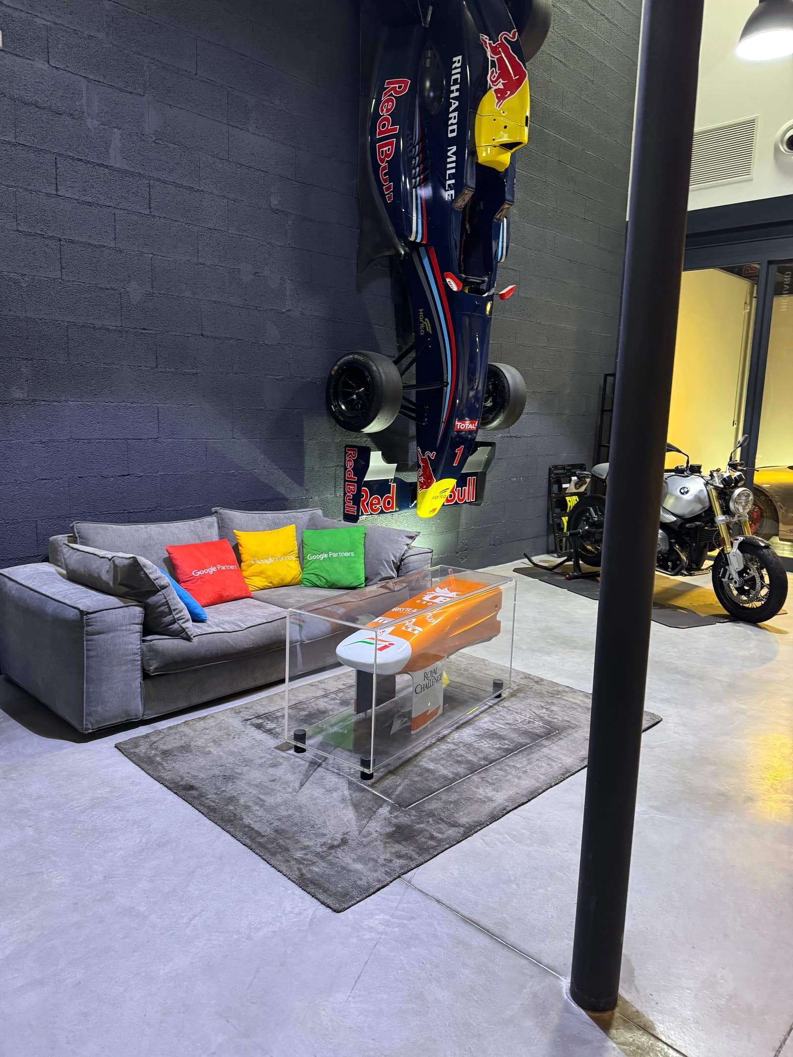 Space Office with Formula 1 car ambience - 1