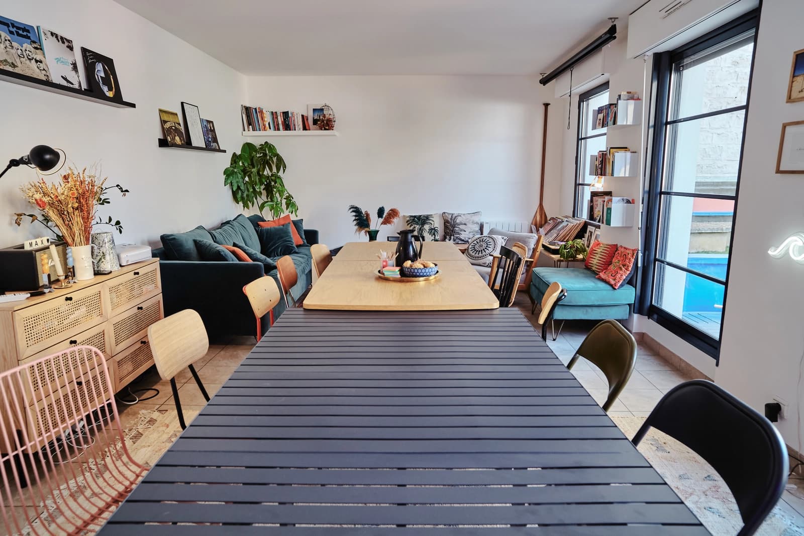 Living room in The spirit of home: terrace, garden and exotic palms - 1