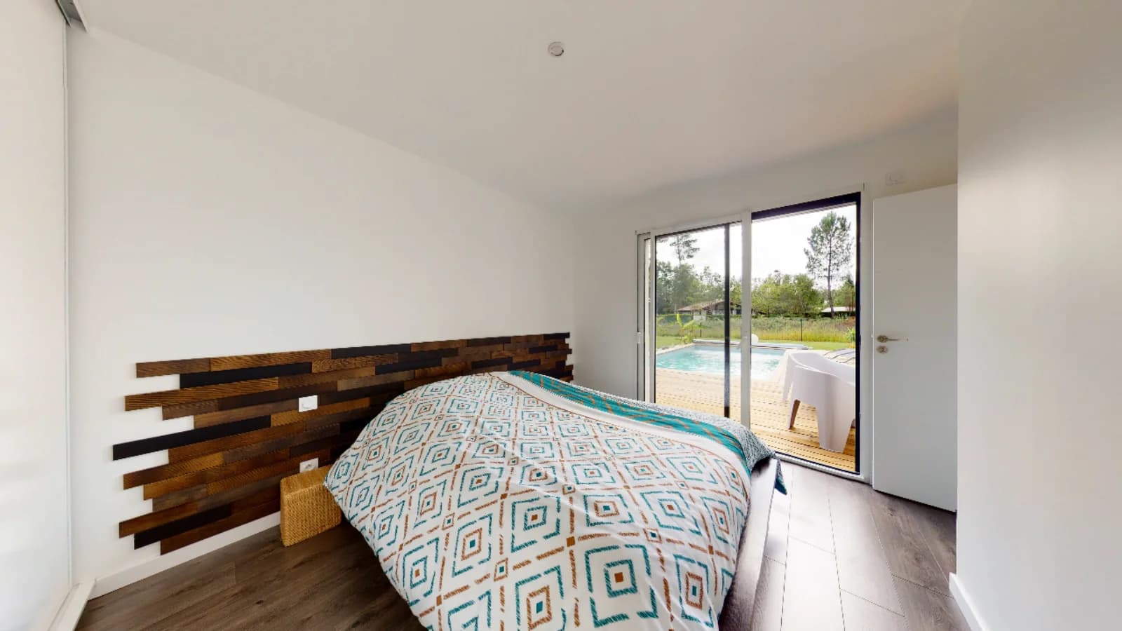 Chambre dans Maison contemporaine neuve, au design actuel - 1