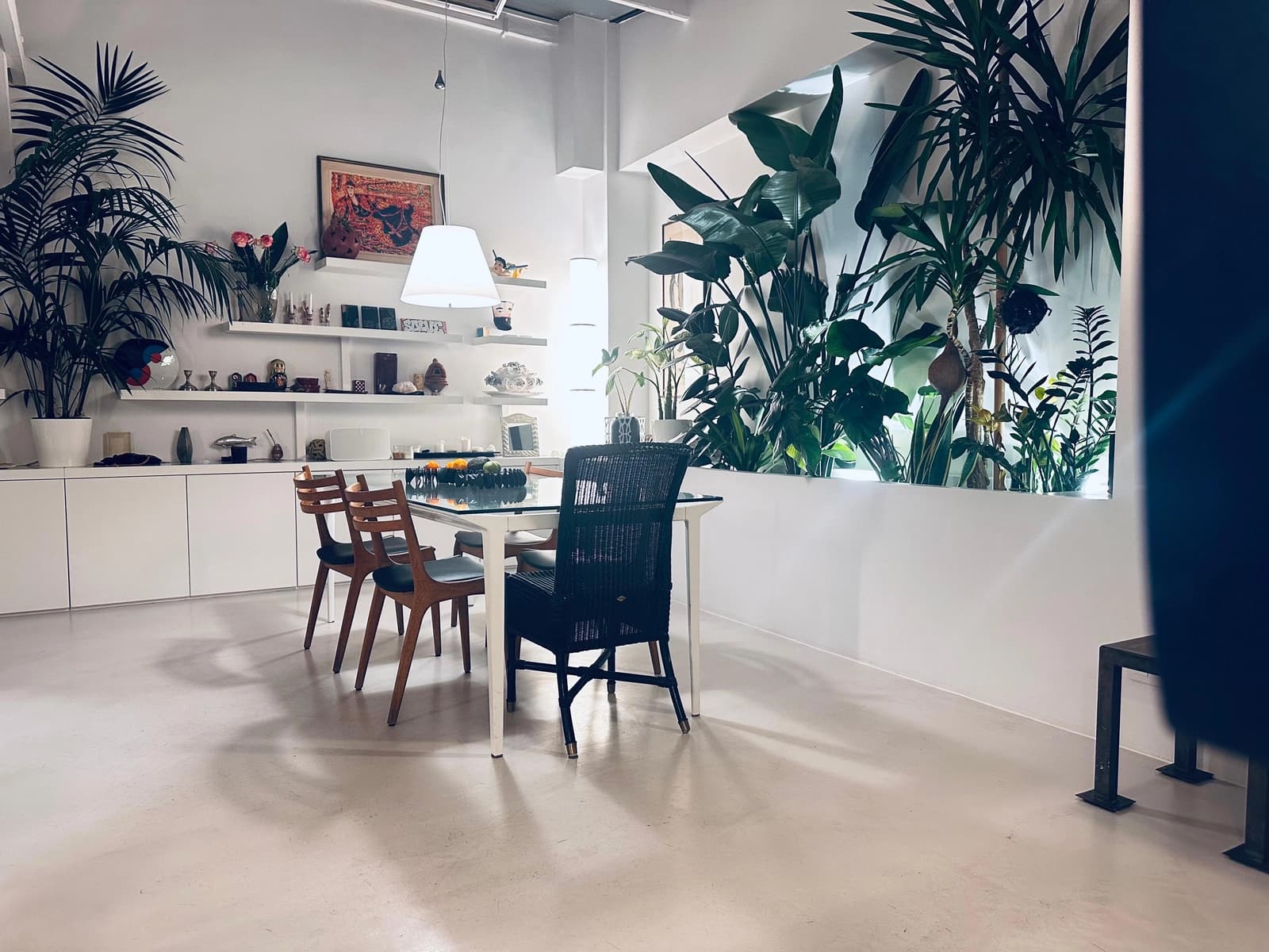 Space Spacious loft under a vegetated glass roof in Paris 11th arrondissement on the ground floor with parking - 4