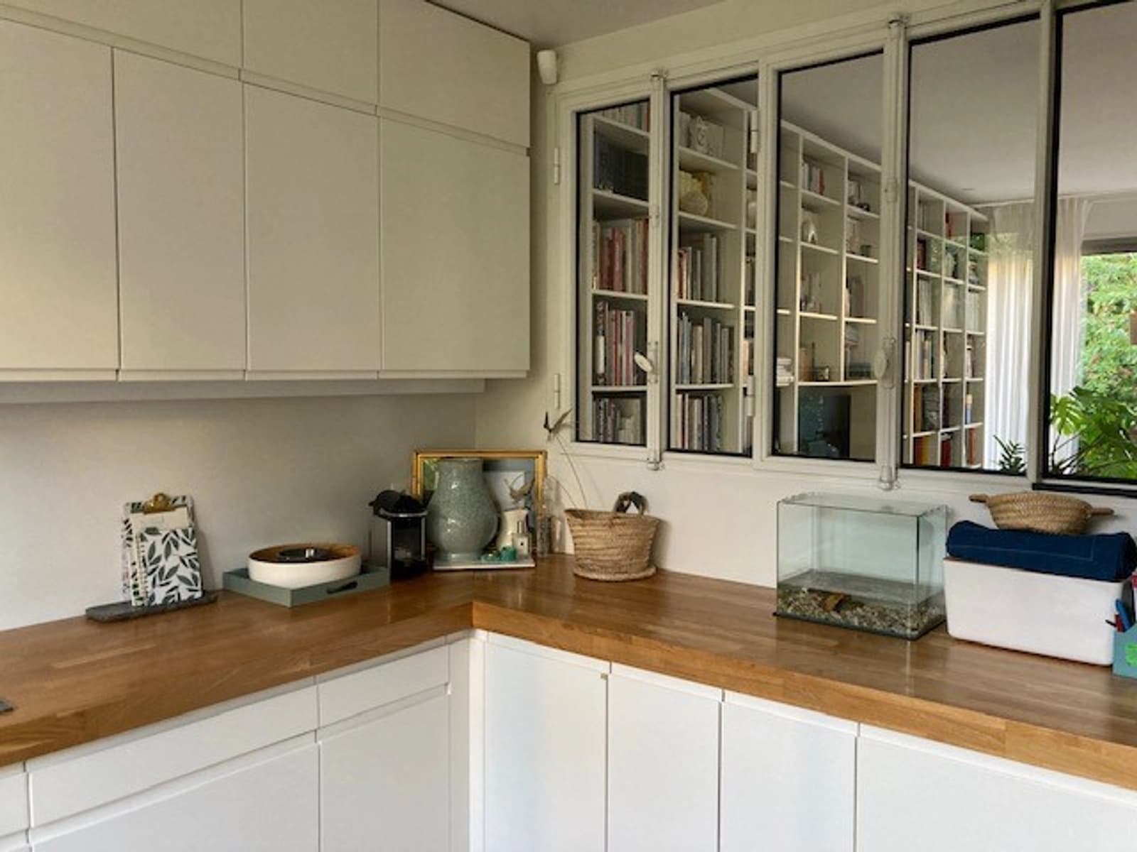Kitchen in Contemporary architect-designed house + roof terrace - 1