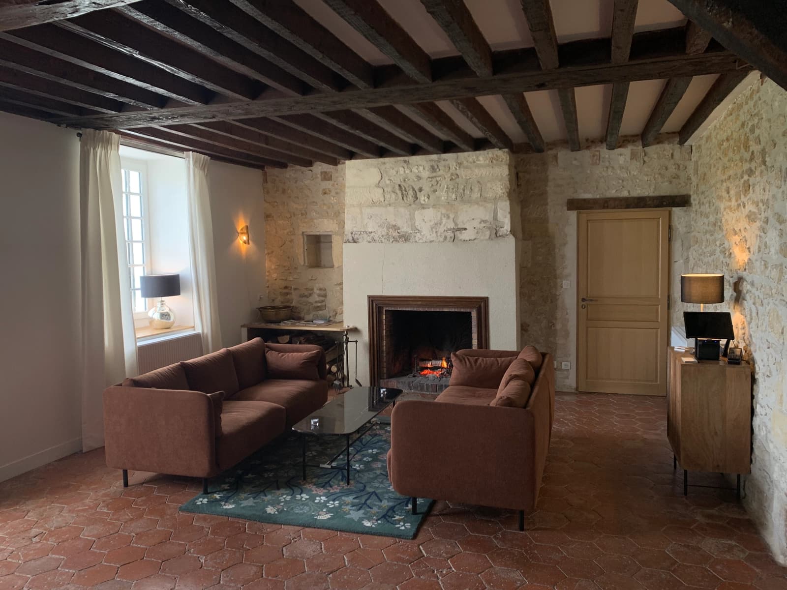 Living room in Estate in the peaceful Normandy countryside - 1